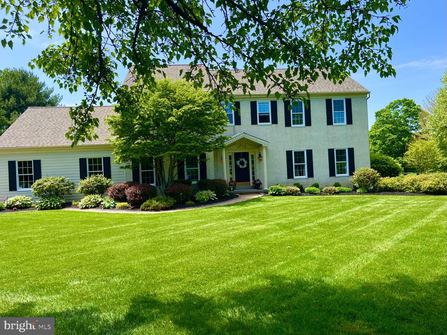This is the home you've been looking for! 4 Bedrooms, 3.5 bathrooms, bonus room, beautiful home office, finished basement, giant island for inside gatherings, stunning outdoor patio/living for outside entertaining, 3 car garage on a cul-de-sac and nestled on the best lot in the award winning Wyckfield neighborhood. Did we say location? Malvern's coveted Wyckfield neighborhood is less than 2 miles from everything, award winning Great Valley Schools, parks, Wawa, Wegman's, Chester Valley Country Club and easy access to route 202. You won't find a better .78 acres anywhere in Chester County. The home has a stunning view and private backyard. The first floor has a well appointed work from home office, large living room with custom built in, dining room, family room with gas fireplace, and large eat-in kitchen with large island. Crown molding, wainscoting, laundry room, a mother's dream mudroom, and a newly renovated powder room rounds out the first floor. There is a large finished basement that features a bonus room, full bathroom, a sitting/gaming room, a movie room, 2 large closets and a storage room for everything! The upstairs features a fabulous master suite with a gas fireplace and a stunning recently updated master bathroom with double vanity, skylight, standalone tub and shower for two that rivals the a room at the Ritz. The second floor also features 3 other bedrooms, a hall bathroom with shower/tub, and large double sink vanity. This home is move in ready! Fresh paint everywhere, hardwood flooring, custom closets throughout, and custom arches that make the house open and perfect for entertaining. As for the mechanical stuff, all the "big stuff is done! In 2023 we put on a new roof on front and garage, new built-in grill and outdoor refrigerator in outdoor kitchen, new dishwasher and new vinyl windows. The hot water heater was replaced in 2018. She is in move in ready condition. Did we mention you can WALK to the Chester Valley Trail AND the new Great Valley Community Center? This home won't last long. Book your appointment today.