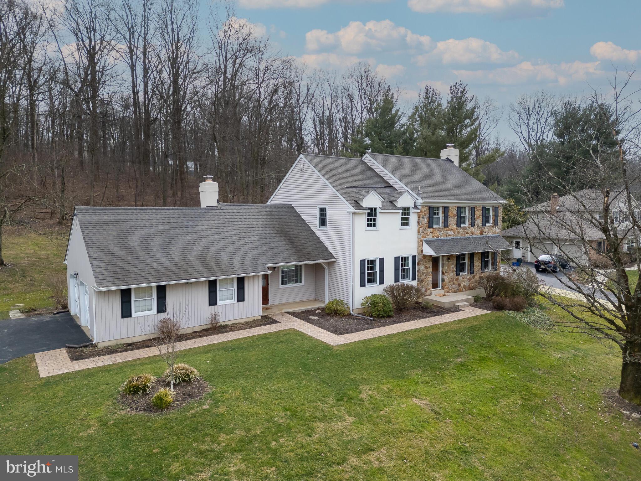 This wonderful home has a great floor plan on a  beautiful wooded lot. The Desirable Terrancoyd Community is in award winning Downingtown Area School District with the highest rated STEM High School in Pennsylvania. You must be a resident of DASD to attend.  This Forever Home has generous room sizes on the first floor, gorgeous hardwood floors &  lovely moldings. The spacious Living room has hardwood floors,  beautiful built ins and a wood burning fireplace,  the formal dining room wtih beautiful moldings and hardwoods, the Kitchen has  solid beautiful  Cherry cabinets and pantry cupboards, tile flooring, higher end appliances, and  a separate eating area. The Family Room has an additional entrance to the front of the house, a second  wood burning fireplace and sliders to the sun room. Relax in your Sun room or open the sliders to the multi level  oversized deck where you can entertain or just enjoy the serenity of your back yard. The Laundry Room has tile floors & an outside entrance and the Powder Room complete the first floor. The Second Floor has the Primary bedroom with an updated bath and walk in closet, 3 additional bedrooms and an updated  hall bath as well as a generous sized linen closet. There is a full unfinished basement, & an oversized 2 car garage. All the windows and doors are updated. Roof 2014  The location of this incredible Forever  home can't be beat. Nestled in the quiet upscale neighborhood of Tarrencoyd, it's  5 minutes to the Exton commerce area with shopping, restaurants & the Chester County Library, 5 minutes to Exit 312 on the PA Turnpike. 5 minutes to the Exton Train station & Rt 202. 15 minutes to Great Valley Corporate Center, 20 minutes to King of Prussia and 35 minutes to Wilmington. This is a peaceful yet convenient neighborhood in the most popular county in the greater Philadelphia area.