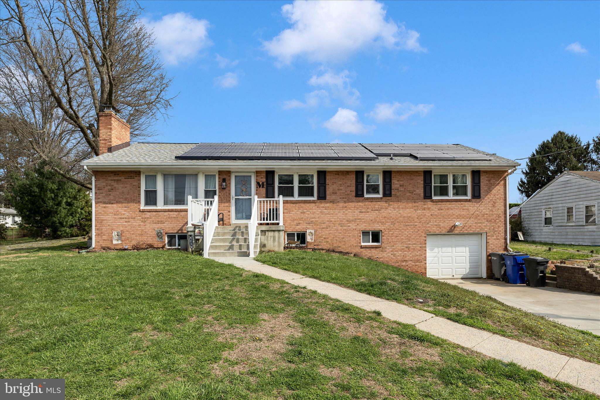 Fully renovated, ALL brick rancher with super desirable serene color scheme.  Pleasing flooring, tile and paint colors.  This home has a stellar chef's kitchen with 4 ovens and everything easily accessible for ease of use.  There is a dedicated large laundry center, 2 fireplaces, private pavilion with a hot tub, an attached garage with 2 separate driveways, an enormous yard to play in, 3 exterior doors including a private walk from the primary suite directly to the hot tub.  There are large walk-in closets, new flooring, replacement windows, new HVAC and lovely sitting porches and leased solar to lessen the impact of electric bills.  This home is in a fantastic location with access to 464, 15, 340, the MARC and railroad transportation systems.  BES, BMS, BHS, the C and O canal pickleball, parks, Shenandoah and Potomac Rivers are all within minutes! A new grocery shopping center with pharmacies, independent florists, unique coffee shops and eateries are established and more are popping up.  There is so much hometown pride, parades, little league baseball and Railroader sports are all the delight! 

Come see this outstanding listing - She won't last long!