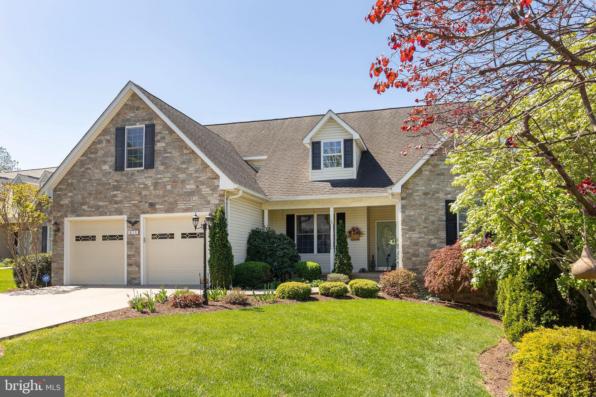 Spacious 5-6-bedroom, 4-bath brick-front rancher with a fully finished basement, offering flexible living space for today’s needs. The main level features a welcoming living room with a tray ceiling & a gas fireplace, a formal dining room with crown molding & chair rail, and a well-appointed kitchen with Corian countertops and a walk-in pantry. The primary suite is conveniently located on the main level and includes crown molding and a spacious walk-in shower and 2 walk-in closets with custom shelving. A dedicated main-level office provides the perfect work-from-home setup. Designed for everyday ease, this home offers two main-level laundry areas—one with a utility sink. The finished lower level expands your living space with an additional bedroom & full bath,  and a family room with a second gas fireplace. Enjoy outdoor living with a large covered patio, screened porch, and a deck overlooking a fenced backyard. Extensive front landscaping and a sprinkler system. A 2-car garage with a terrazzo floor and built-in cabinets adds extra storage and functionality.  This home has it all and in a desirable Winchester setting! Electronic air filters, humidifier, lawn sprinkler system.  HVAC 2016 (main/basement level), HVAC 2018 (upper level), appliances updated 2025, sump pump 2026, upgraded bathroom with walk-in shower. Check out our 3-D tour attached to the listing!