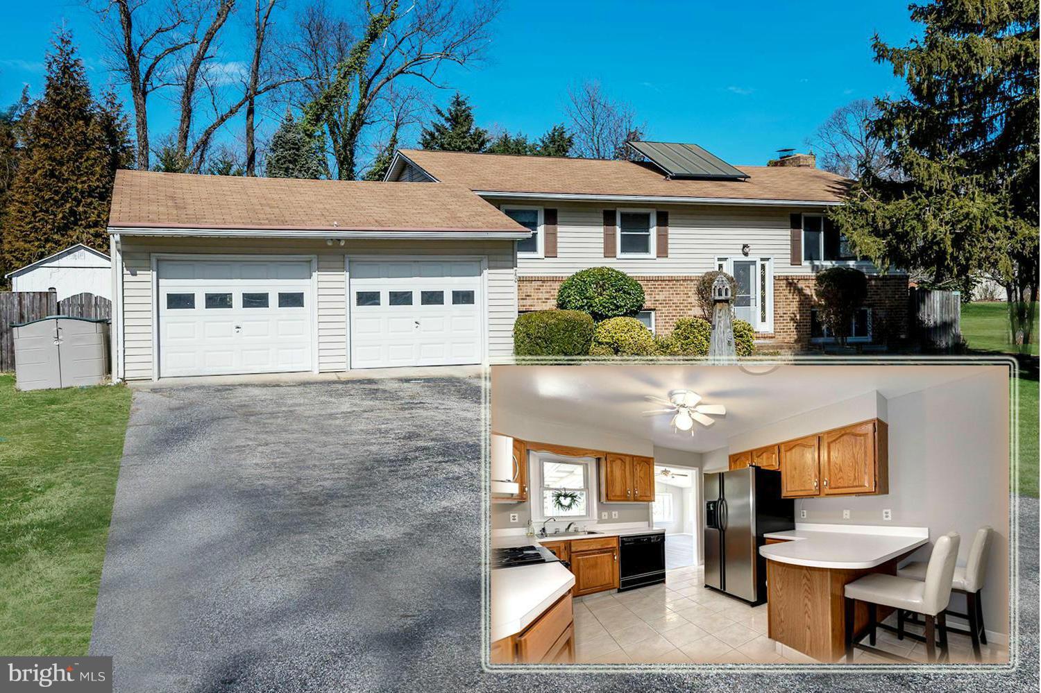 Beautiful home in the sought after community of Whitehall Beach perfectly located a stone's throw away from the water. The entire home has just been freshly painted and new carpet installed.  Not your average split - sunroom addition off of the kitchen is spectacular - includes brand new Mitsubishi split HVAC system. Oversized 2 car garage and 2 sheds. Premiere corner lot. Priced to sell fast!!