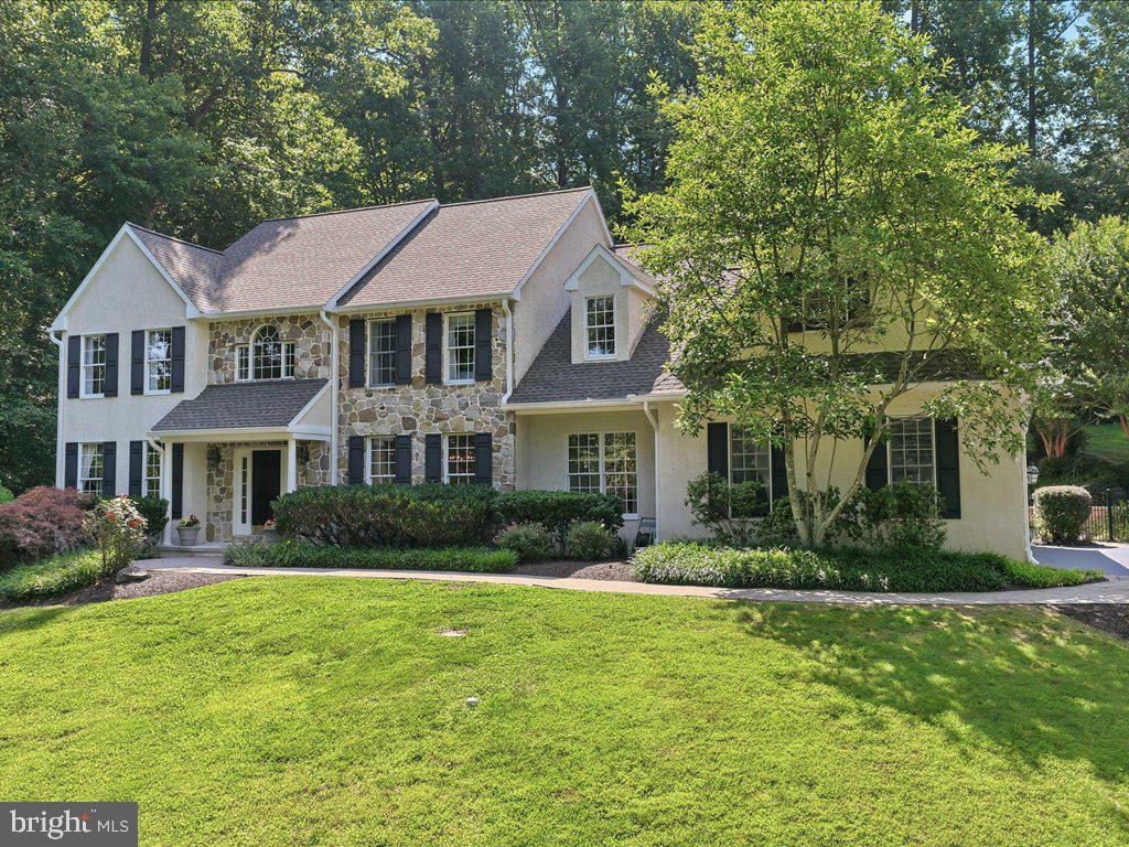 Escape to an oasis of tranquility in the Brandywine Valley on an absolutely stunning setting in desirable Birmingham Township.  Constructed by Megill Homes and beautifully maintained by the original owner, 1250 Wylie Road reflects the quality craftsmanship that so few homes have today. Astute buyers will be impressed by the gorgeous quarry stone at the entry and family room fireplace, the 9’ wide doors to the back patio/pool area, and an abundance of windows to appreciate 2 acres of bucolic privacy.  There are so many desirable features that appeal to today’s buyer: the 3 bay garage, the salt water pool and spa, the gracious floor plan. Enjoy the open concept kitchen and family room with views to the backyard pool and patio, and the formal dining room and living/flex room. 4 bedrooms upstairs and one guest/nanny suite in the finished basement, generous sized bedrooms and bathrooms, updated primary bathroom, enviable gym/exercise room. The kitchen boasts cherry kitchen cabinetry, granite countertops, and newer stainless steel appliances. All the hard work has been done for you: newer roof including wider gutters (2022), HVAC (2019), family room carpet (2026), refinished hardwood floors (2026), hot water heater (2026), newer septic (2023).**The Unionville Chadds Ford School District serves this home, in addition to its proximity to many private schools in the Chadds Ford/Greenville areas. You are just minutes from the US-1 and US-202 corridors for convenient access to shopping, including Giant/Wegman's/Whole Foods; Main Line Health; Pottery Barn and Anthropologie. West Chester Borough and University are only 5.5 miles away. Wilmington’s bustling business center, including the Northeast Corridor Amtrak/Acela and SEPTA, is 14 easy miles. Using Acela: Less than 90 minutes to Washington’s Union Station. 1 hr 40 minutes to NYC Penn Station/Moynihan Hall.