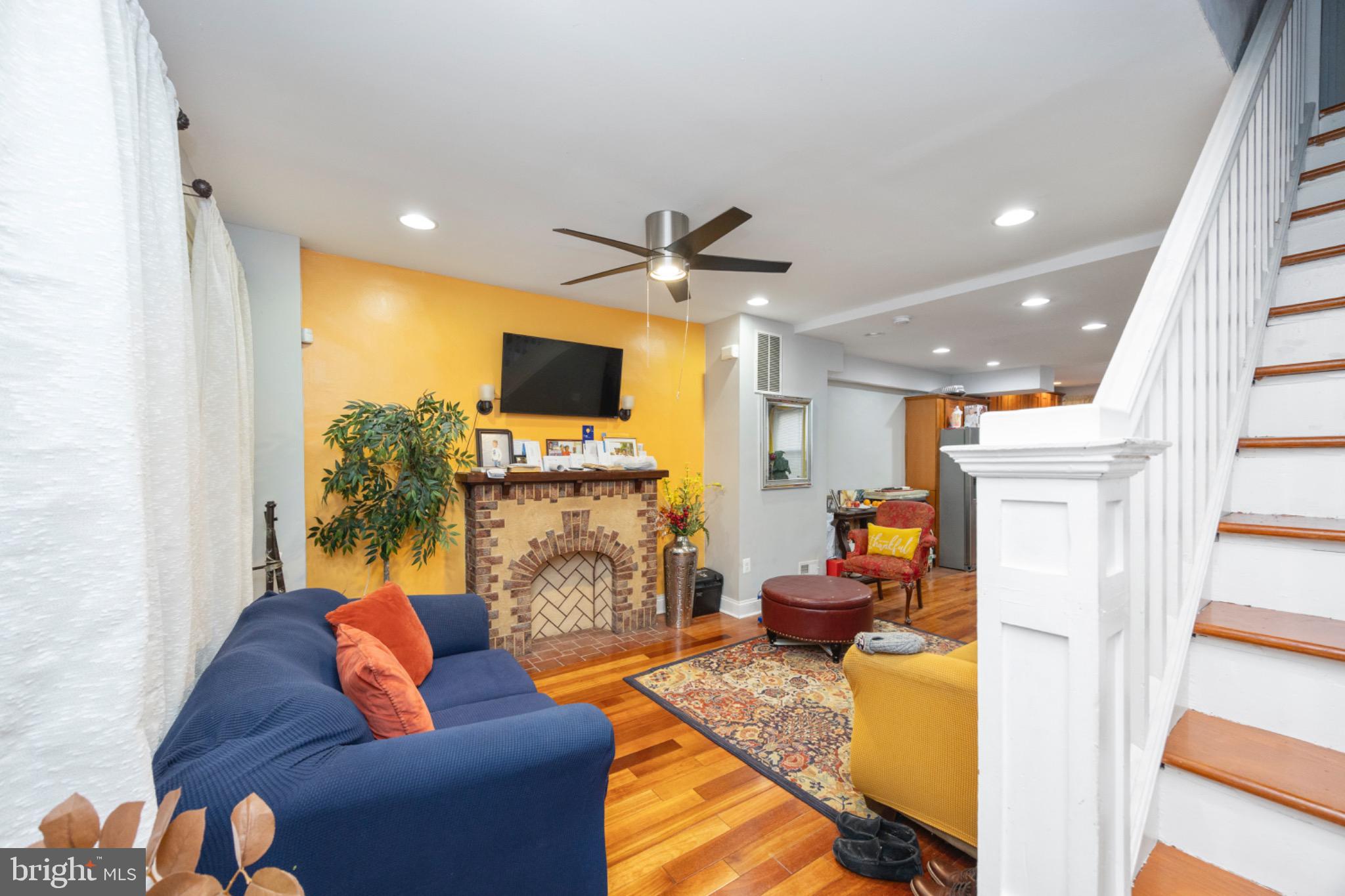 Welcome to 30 N Ellamont St, a charming Baltimore rowhome that blends classic character with thoughtful updates and modern comfort. Step onto the inviting covered front porch — the perfect place to relax with morning coffee or unwind in the evening.
Inside, you'll find a bright open living space with beautiful hardwood floors, recessed lighting, and a striking accent wall featuring a decorative fireplace that adds warmth and personality to the home. The open layout flows seamlessly into the spacious dining area and updated kitchen, complete with granite countertops, stainless steel appliances, and ample cabinet space — ideal for everyday living and entertaining.
Upstairs features two comfortable bedrooms and a full bathroom, while the finished lower level offers additional flexible space that can be used as a third bedroom, office, gym, or recreation area, giving you room to grow.
This home is perfect for first-time homebuyers looking for affordability and style, or investors seeking a strong rental opportunity in Baltimore’s growing market. Conveniently located near major commuter routes, shopping, dining, and downtown Baltimore.
Whether you're looking for your first home or your next investment, this property offers both comfort and opportunity.
Schedule your tour today and see the potential for yourself!
