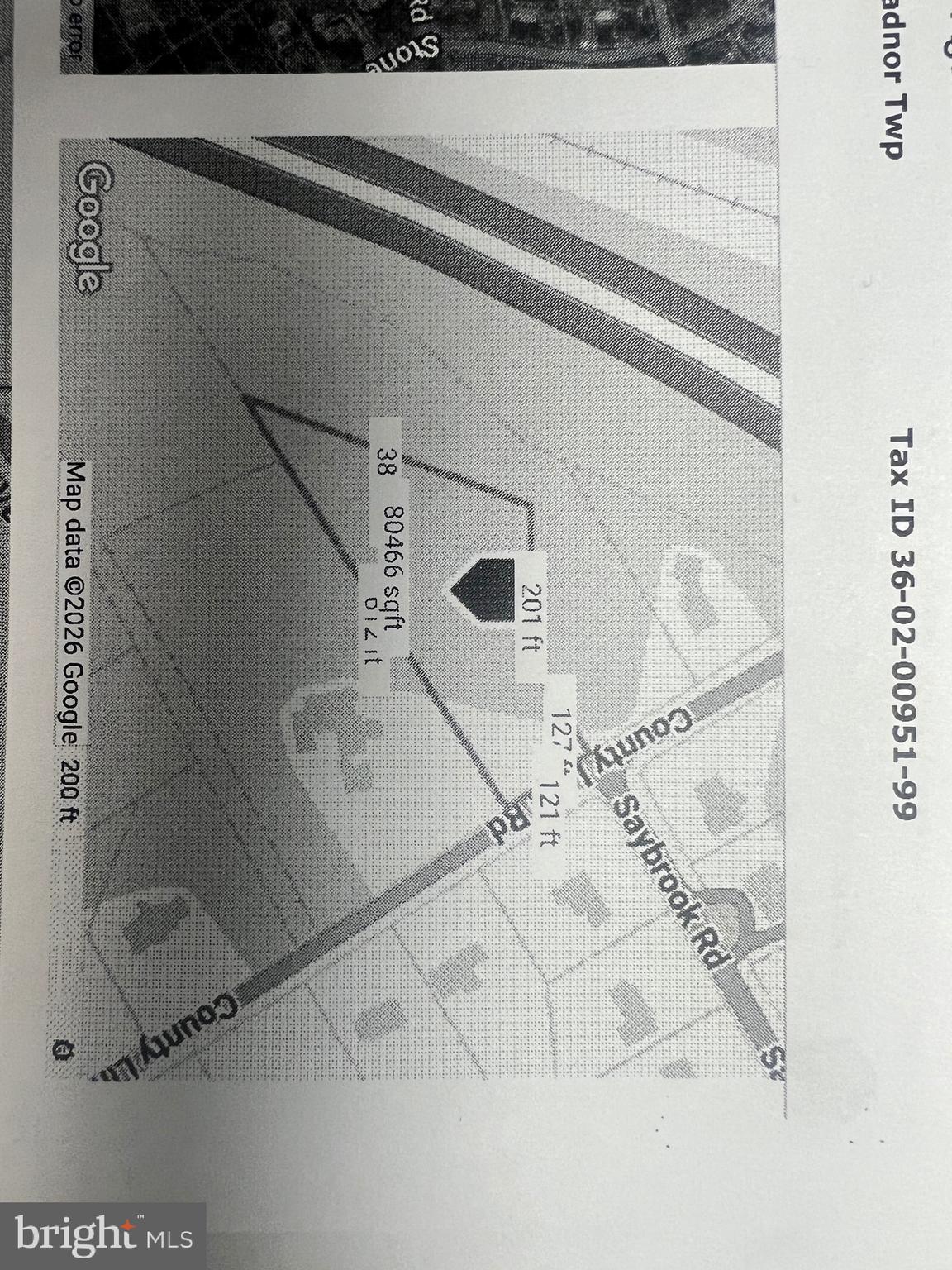 Over 2 acres.  Giant lot almost on Villanova's campus, wooded lot, very serene.  Build your dream house and add some walking trails and create paridise.