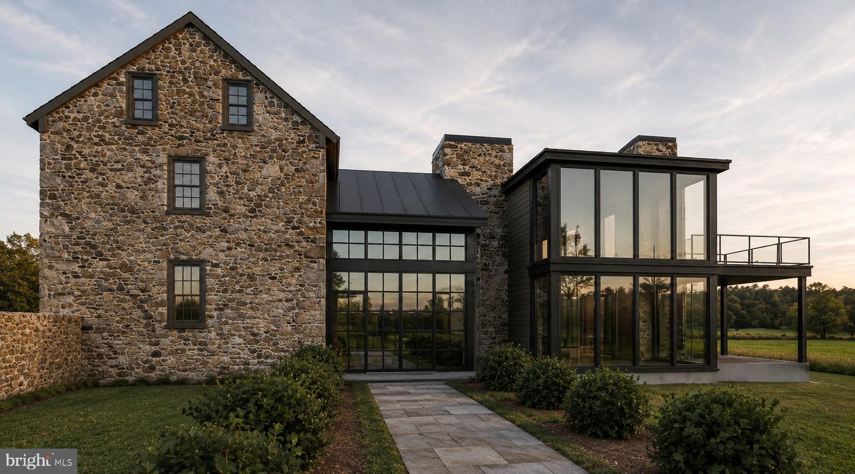 The Property currently consists of a stone farmhouse, detached stone garage with 2nd floor, and a stone bank barn located on one of the most desirable roads in New Hope. The Property offers the opportunity to renovate the existing residence and dependency buildings and add a large addition to the residence. The addition can range from extending the Period style to ultra modern, stone and glass. Shown in the photos is one vision of what the addition could look like. The $2.5 million Listing Price is for the existing improvements, with any additions, cost to be determined.. 

The Property is being offered with Polo Design Build to develop plans and construct a residence and associated improvements. However, should the buyer choose another design build professional team, the owners would require approval of all proposed architectural designs, specification of exterior materials and improvements.  

In addition to the 4.15 acres and all improvements,  A large tree landscape design plan has been implemented, creating vignettes and  natural buffers between lot 1 and lot 2, and privacy to the contiguous properties ensuring that the beautiful vistas of the Sycamore trees and hills in the distance are retained.

Please see the polodesignbuild website for complete services offered