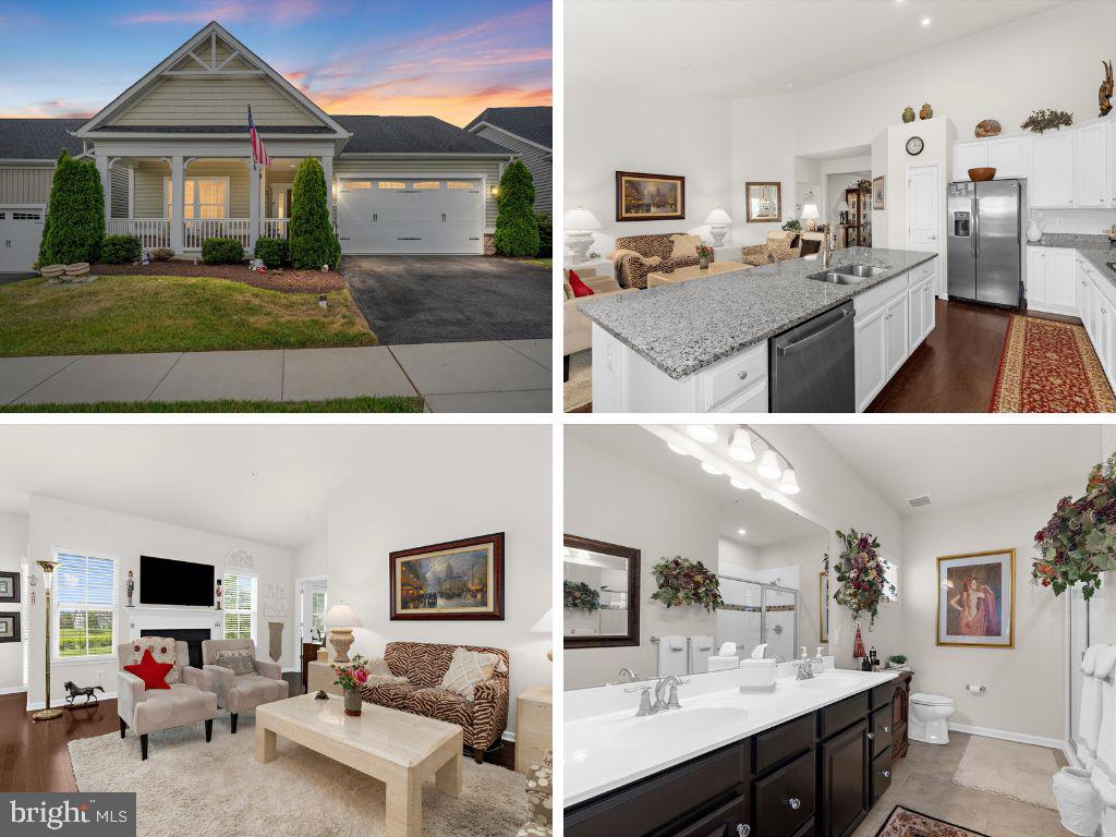 Experience the lifestyle that makes Two Rivers one of Odenton's most desirable 55+ communities.  Designed for active adults seeking both connection and convenience, this community offers an impressive collection of resort-inspired amenities centered around a beautifully appointed clubhouse. Residents enjoy gathering spaces that include a game room, meeting rooms, library, gourmet kitchen, comfortable sitting areas, yoga studio, and an indoor pool. Step outside and discover even more opportunities to relax and socialize with an outdoor pool, spacious lounging areas, grilling stations, pickleball courts, and bocce ball courts. Whether you're looking to stay active, meet neighbors, or simply unwind, Two Rivers offers a variety of ways to enjoy each day. Inside, this thoughtfully designed home features two bedroom suites and an open-concept kitchen, dining, and living area that creates an inviting space for everyday living and entertaining. The finished lower level offers a spacious family room, full bath, and two additional unfinished areas ready to be customized to fit your needs, whether for hobbies, storage, a workshop, fitness space, or additional finished living area. Located in the heart of Odenton, this home offers access to scenic walking trails and peaceful surroundings while remaining conveniently close to shopping, dining, entertainment, and everyday conveniences. With many popular destinations located within approximately five miles, you'll enjoy the balance of tranquility and accessibility that makes this area so appealing.