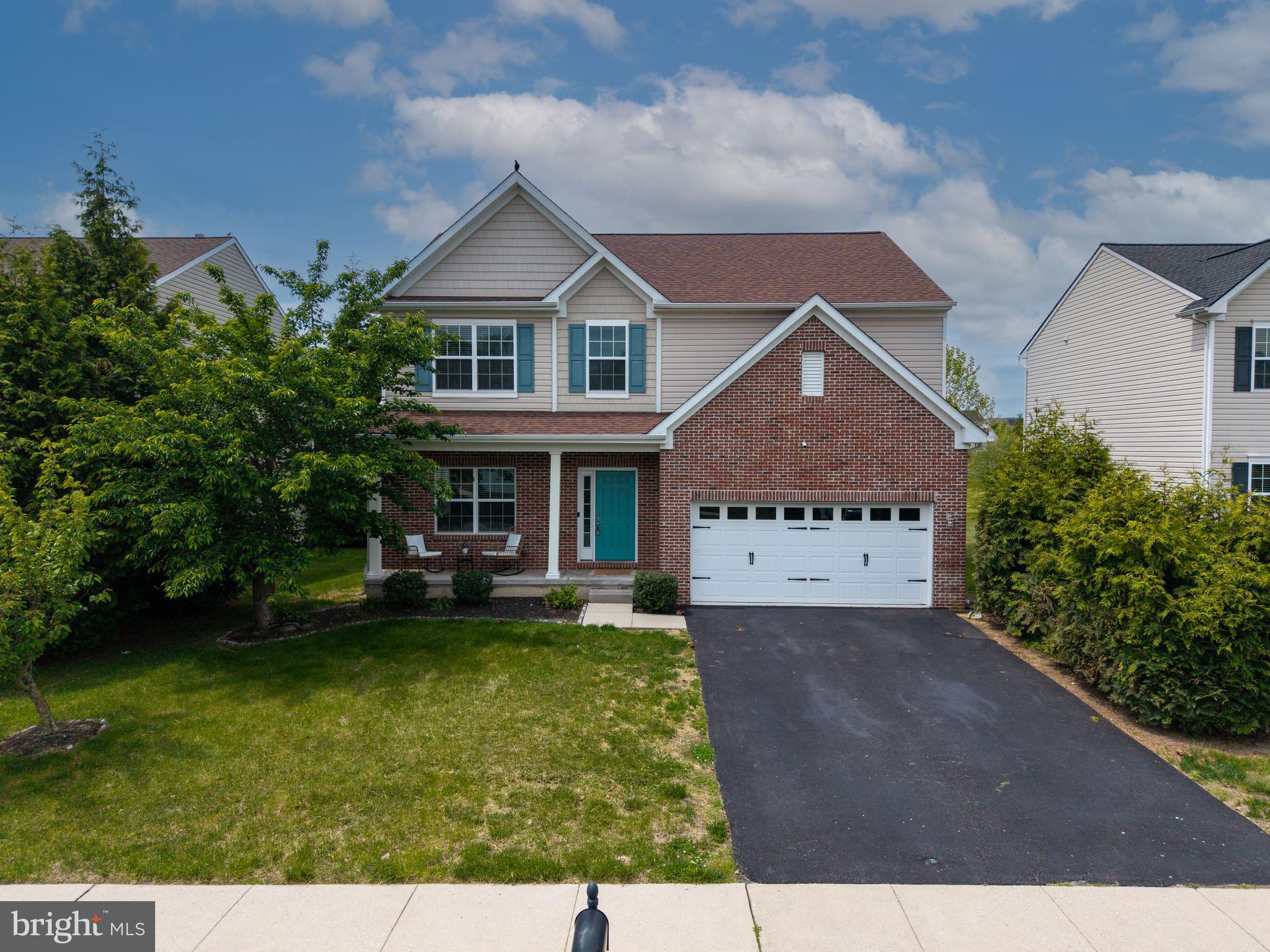 Beautifully maintained home in the sought-after community of Crossland at the Canal offering space, style, and flexibility! This 3 bedroom home also features a spacious second floor loft that could easily function as a 4th bedroom, home office, playroom, or additional living space.

Fresh paint throughout gives the home a bright, updated feel, while the light filled kitchen shines with butcher block countertops, subway tile backsplash, and all new stainless steel appliances. The open layout flows into the sunroom, creating the perfect space to relax or entertain.

Upstairs, the oversized primary suite offers a large walk in closet and an ensuite bath complete with a soaking tub and separate shower. You'll also love the convenience of the second floor laundry room with utility sink.

Enjoy mornings on the charming covered front porch accented with brick detail, or unwind out back on the premium lot backing to open space for added privacy and peaceful views.

The unfinished basement offers incredible future potential with rough in plumbing and an egress window already in place ready to be transformed into additional living space, a guest suite, gym, or recreation area.

Residents of Crossland at the Canal enjoy community amenities including a clubhouse, pool, and outdoor park, all in a convenient Middletown location just minutes from Route 1, shopping, dining, and everyday conveniences.
