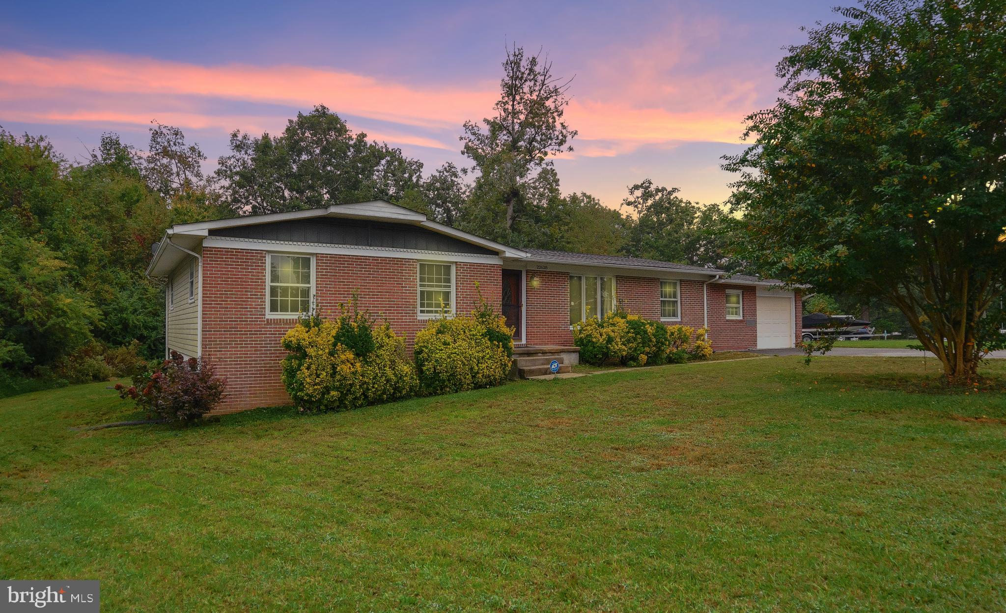 LOCATION, LOCATION, LOCATION!!! Beautiful corner lot large Brick rambler! Close to Pax Naval Air Station, restaurants and shops! No HOA!  Beautiful hardwood floors, lot of storage, living room, family room, formal dining room, dining room, great room...You can be the next buyer to own this large rambler as is or remodel it as much as you want and make it your very own!!! So much potential! New roof only one year old!!! Big back deck for your exterior entertainment with side entrance to the overload garage! This is "Sold As Is" subject to Orphan's Court!