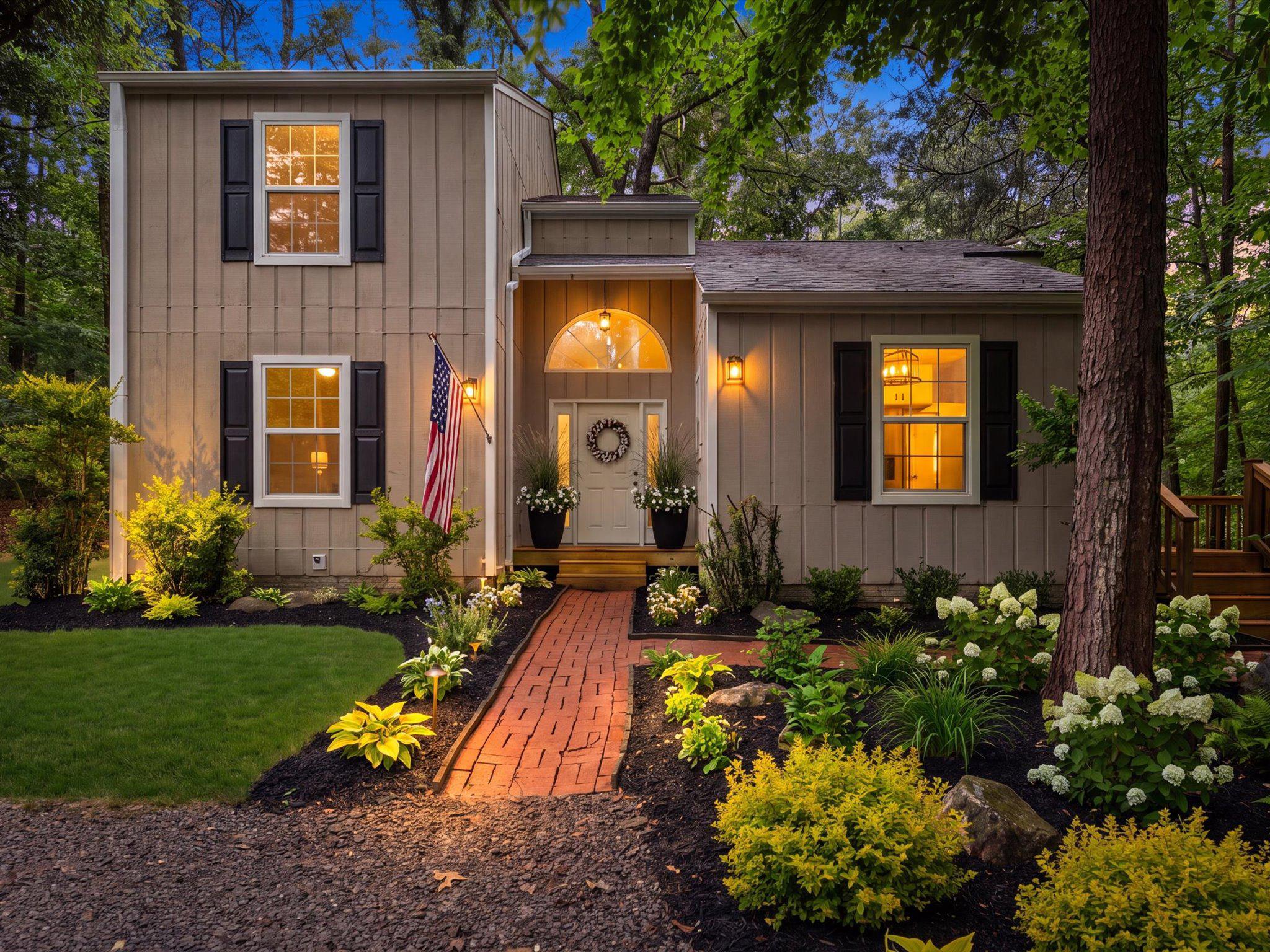 Welcome to 93 W Cedar Drive, a stunning contemporary 2-story home in Ruckersville that perfectly balances privacy with convenience. Custom-built by a local designer and a former Parade of Homes award winner, this meticulously cared-for 1,680-square-foot residence sits on 2.74 acres featuring a secluded backyard and a spring-fed creek. Enjoy a peaceful, park-like retreat that is just minutes away from shopping, NGIC, UVA, and the CHO airport. Inside, the open layout is flooded with natural light from massive windows and skylights. The home has been completely updated with a brand-new roof, siding, windows, luxury vinyl plank flooring, fresh paint, and modern fixtures. The kitchen shines with new granite countertops and a full suite of brand-new conveying appliances. The flexible floor plan includes a first-floor guest bedroom and office, while the second level features an additional guest bedroom and a spacious primary suite complete with a walk-in closet and double vanity. Equipped with a 2024 water heater, a serviced HVAC system, an encapsulated crawlspace, and high-speed Xfinity fiber internet, this home is entirely move-in ready. Relax outdoors on the front porch or the back deck overlooking your expansive property. With no HOA fees, this Greene County gem offers total freedom and is zoned for Ruckersville Elementary and William Monroe schools.