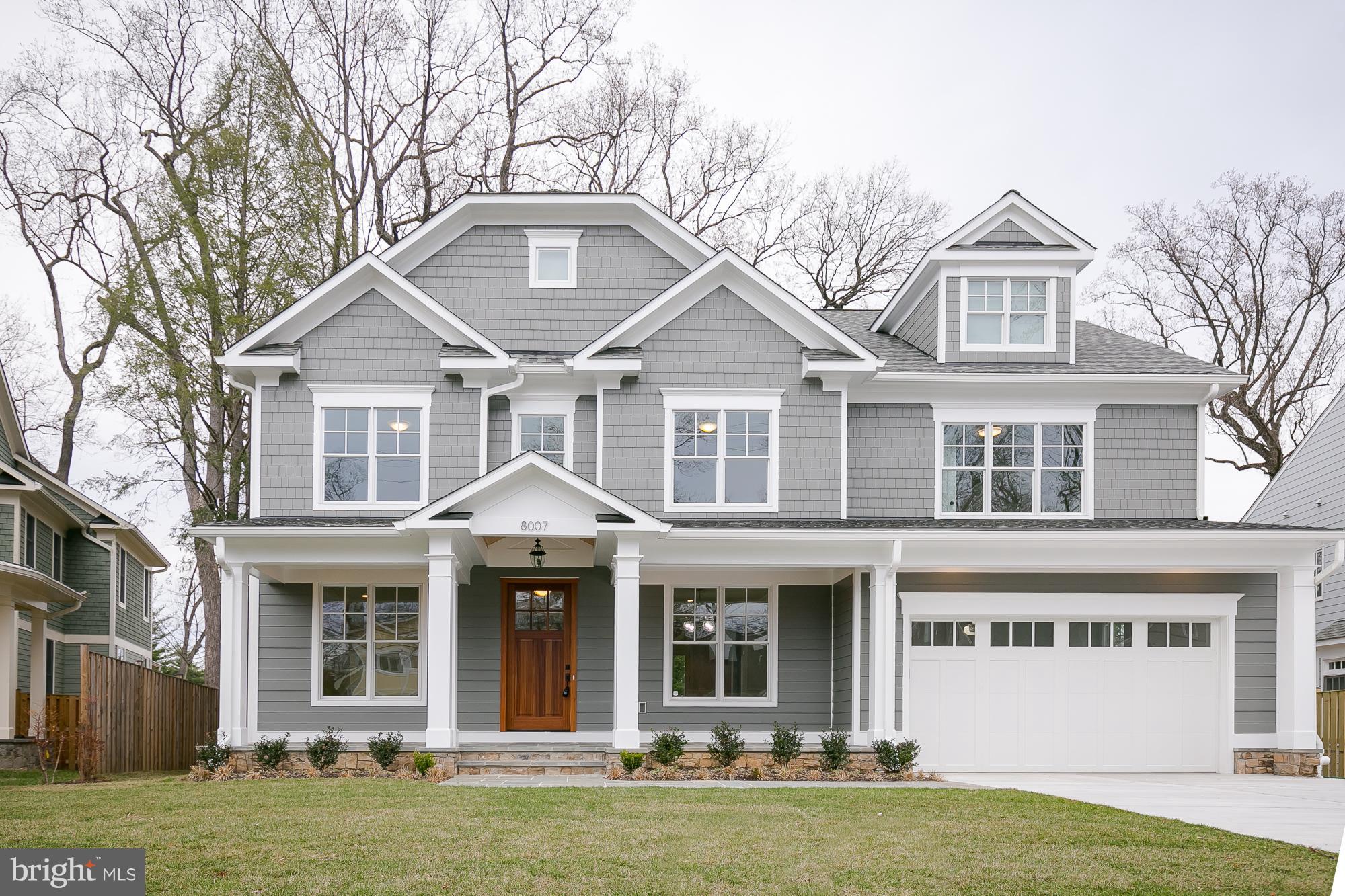 Custom home built by renowned builder Kehoe Construction! Massive, private lot backing to Columbia Country Club golf course and walking distance to downtown Bethesda and BCC High School. Top of the line finishes & expert attention to detail throughout. Upstairs living area, main level office, luxury master bath & kitchen, huge covered deck for entertaining with private yard & the list goes on.