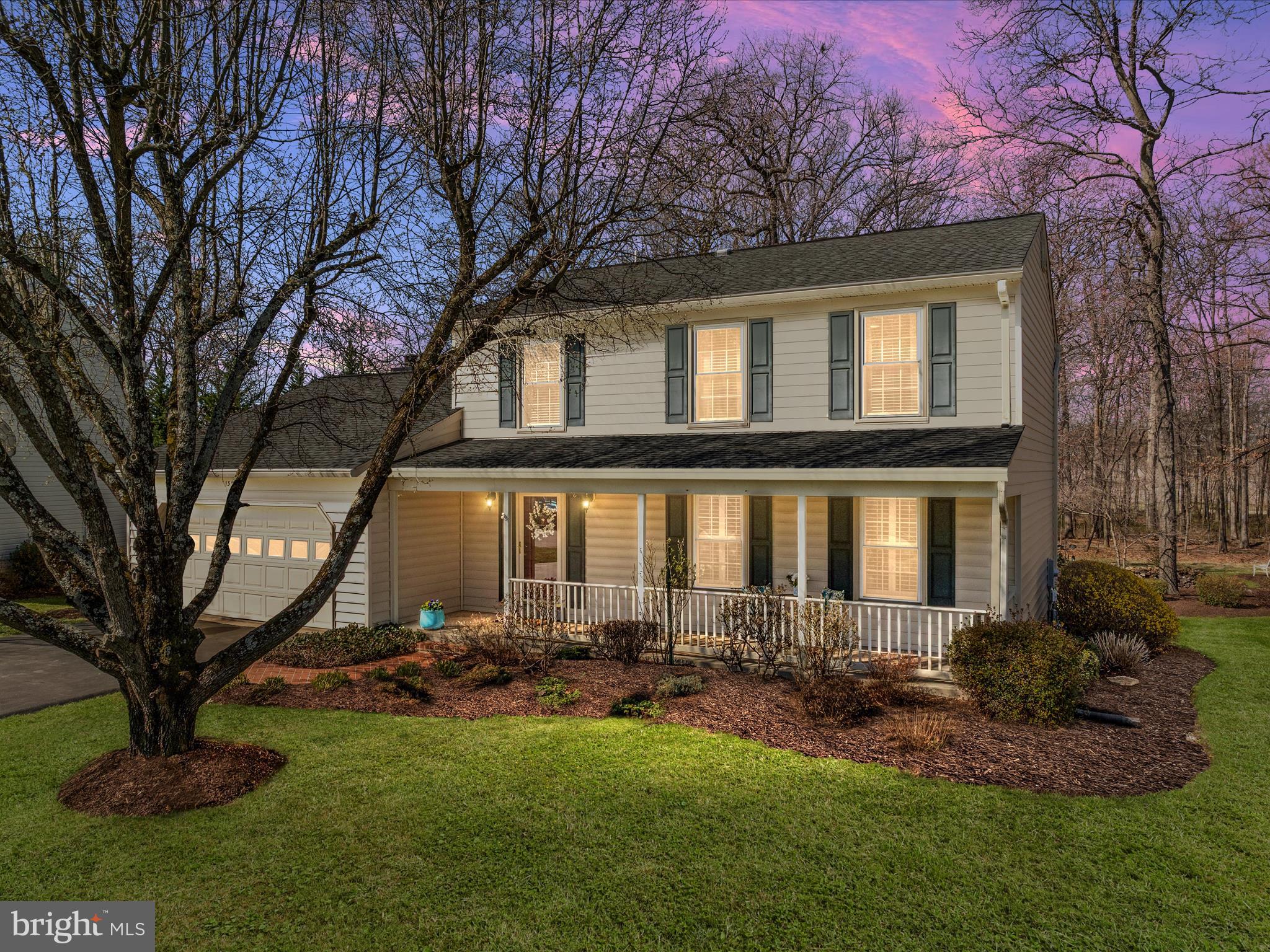 WELCOME TO YOUR NEW HOME AT 13164 AUTUMN HILL LN! With charming covered front porch, four plush bedrooms, and kitchen that opens to family room and rear deck, this immaculate "Montgomery" model in award-winning Franklin Farm is on the market for the very first time by the original owners! This home features the space and amenities you and your loved ones will enjoy for years to come. From the spacious, airy living room to the hardwood flooring, renovated powder room and updated kitchen with stainless-steel appliances, you will notice quality in this gorgeous Colonial awash in natural light. The living room flows to the dining room and kitchen, with beautiful window line across the rear of the home. The family room features wood-burning fireplace with mantle and additional window not typically found in this model. Sip your morning coffee or entertain friends on the generous deck with built-in seating in your landscaped backyard, or head downstairs for fun in the Rec Room, offering a bonus office area and loads of storage! Appreciate your extended 2-car garage and freshly-sealed driveway with basketball hoop on quiet street with culdesac. Enjoy the lifestyle you’ve dreamed of with Franklin Farm community features including 180 acres of open space, fishing ponds, pools and pickleball daily open play, to name a few. Served by highly-rated FCPS pyramid Navy/Franklin/Oakton. Close to shopping, restaurants, Dulles airport and commute routes! Make this your new home today!