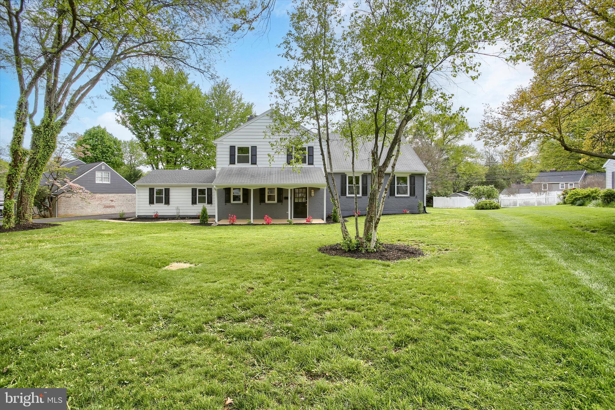 Restored  modified split-level, Very  popular Plan often referred  to as  the "Allendale  Split" .Large level lot.  Front door enters into spacious foyer adjoining powder room, laundry , garage entrance and a 22 x 16 Family room with Wood Burning Fireplace and new Double Patio Door Sliders opening to spacious backyard. Also 22 x 14 Living Room  w/ Hardwood  Floor with adjoining New kitchen and dining room. Next level includes 3 bedrooms and 2 full baths. Upper 4th bedroom 19 x 17 with large walk-in closet and 1/2 bath. Basement with outside entrance & multiple possibilities [rec and/or game room, office ,hobby shop, etc ] Sellers have Added the following  New Improvements: Windows throughout, Central Air, Double Patio Door Sliders,  Newly Macadamed Driveway, Carpet, Refinished  Living Room Hardwood floors . New kitchen includes:  Granite Counter Tops, Range,Disposal, and Bosch Dishwasher..  This Allendale home has much to offer along with its convenient location and great neighborhood!