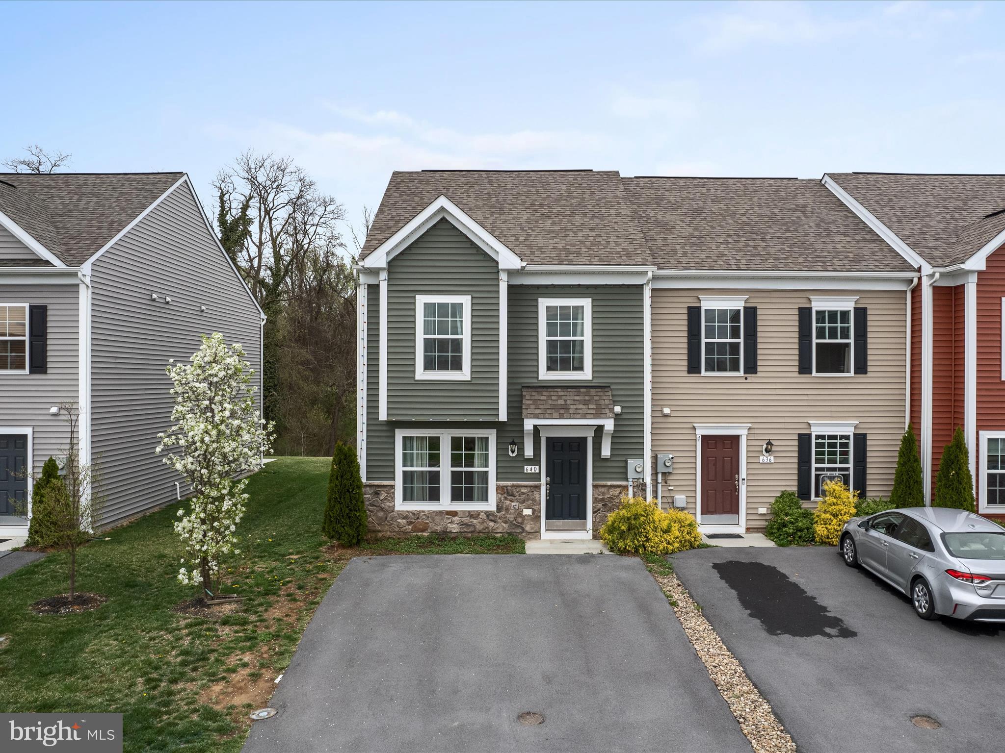 Move-In Ready End Unit Townhome in Briar Run – A Must-See!
Welcome to this stunning 3-bedroom, 2.5-bath end-unit townhome offering modern style, low-maintenance living, and an unbeatable location! With 1,520 square feet of well-designed space, this home is perfect for those seeking comfort and convenience.  Step inside to an open and airy main level featuring durable vinyl plank flooring, a bright living area, and a sleek kitchen with quartz countertops, stainless steel appliances, and a spacious island—ideal for meal prep and entertaining. The dining area leads to a private rear patio, perfect for relaxing or hosting guests.  Upstairs, you’ll find a convenient laundry room along with three generously sized bedrooms, including a primary suite with an en-suite bath. Plus, say goodbye to yard work—the HOA mows the grass for you!  Located in the sought-after Briar Run community, this home offers quick access to Rt 340, Rt 9, Rt 7, and I-81, making commutes to Virginia and Maryland a breeze. Enjoy the nearby shopping, dining, and schools, all just minutes away.  Don’t miss out on this incredible opportunity! Schedule your private tour today and make this townhome yours!
