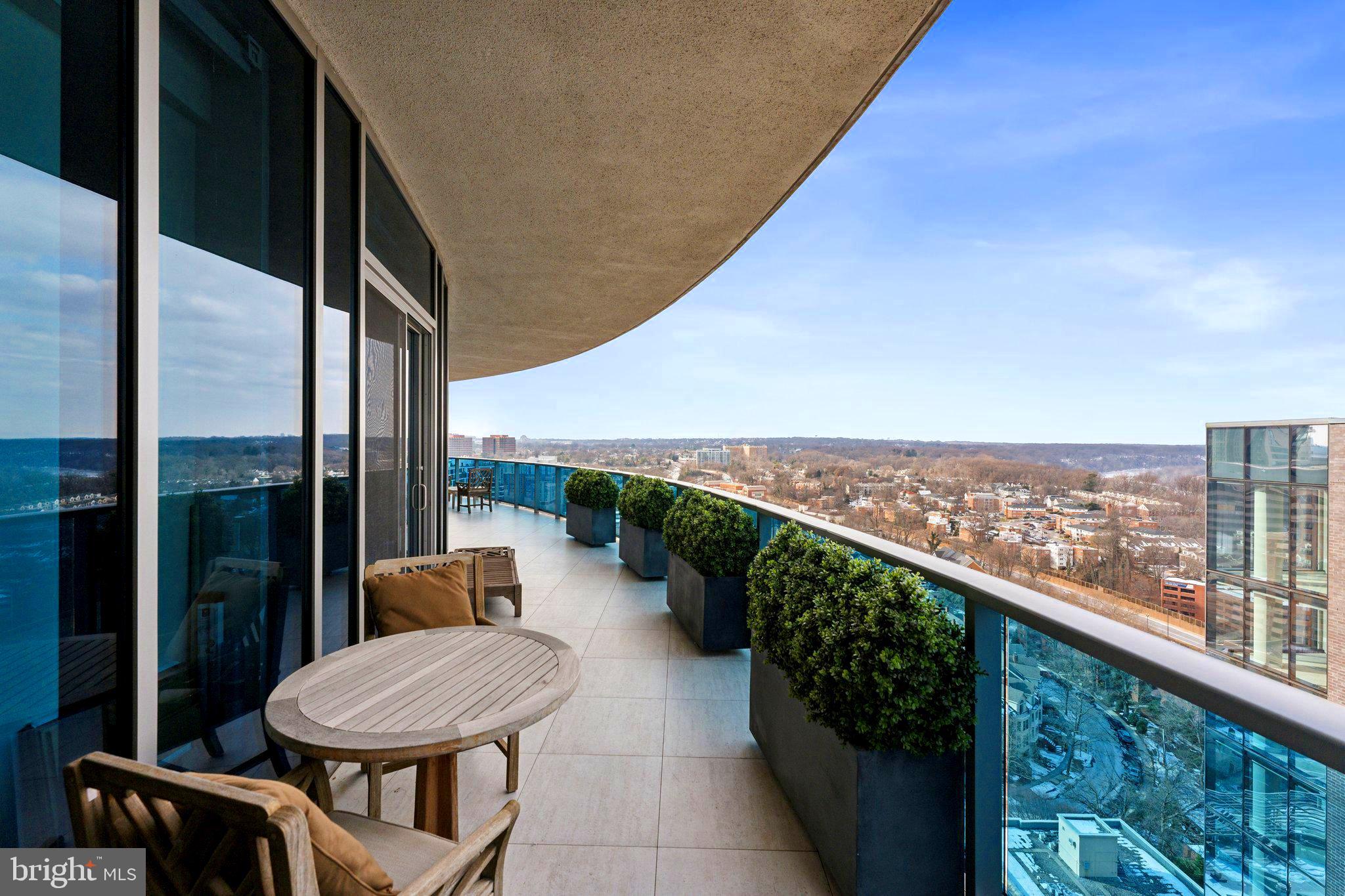 Luxury Living | Prime Location | Elevated Quality of Life
Welcome to Turnberry Tower, one of the most prestigious full-service buildings in the DMV area. Apartment 2410 represents the pinnacle of luxury and comfort. Take your private elevator that opens to an elegant, open beautiful living room with panoramic views that includes ;  2-BR 2.5-Br residence features an additional den and office nook, perfect for today’s modern lifestyle.-Elegant Living Spaces
Boasting floor-to-ceiling windows and 10-foot ceilings, this home is flooded with natural light. The tray ceilings elevate the elegance of the space, creating a sophisticated and airy atmosphere. The primary bedroom is a true retreat, with two walk-in closets. Primary bath has large soaking, jacuzzi tub, separate glass shower, 2 vanities and designer lighting
The den/office area features a cozy plug-in fireplace, adding warmth and charm. A built-in office nook in the family room (which also doubles as the second bedroom) is designed with custom built-ins, extra closets
Luxurious Renovations-Kitchen: Brand new countertops, exhaust fan, ceiling lights, and a rebuilt vertical column that enhances the open feel, breakfast area and  a built-in TV-Top of the line , Sub-Zero and Miele appliances, gorgeous Snaidero cabinetry, gas cooking, with open floor plan and breakfast bar/entertaining bar that flows to the dining and living room-all with the sweeping views, perfect for entertaining or just enjoying
Master Bathroom: New countertops and mirrors, with updated lighting throughout the apartment.
Balcony: All new tile with westward-facing views, perfect for enjoying breathtaking sunsets.
Turnberry Tower is renowned for its luxurious amenities and quality of life, including valet parking, plus 1 dedicated parking space, and a generous storage unit. The large laundry room includes plenty of cabinetry and storage.
Unbeatable Location-Transportation: Just 0.2 miles from the Rosslyn Metro and steps to the Bike/Jog Path along the Potomac, providing easy access to Georgetown, GU, GW, the National Mall, Museums, Theater and beyond.
Walkability: Enjoy a quick walk across the Key Bridge to explore all that Georgetown has to offer. Rosslyn Metro steps away- Court House, and Clarendon are all within easy reach, offering top-tier dining, shopping, and entertainment.
Travel Convenience: Only 4.5 miles to Ronald Reagan National Airport (DCA), about  7 minutes by car.
Outdoor Life: Turnberry is a pet-friendly building with Gateway Park right across the street, providing access to walking paths and nearby parks. The Key Bridge Boat House is just a short walk away for kayaking, and the Kennedy Center is only 2 miles away!