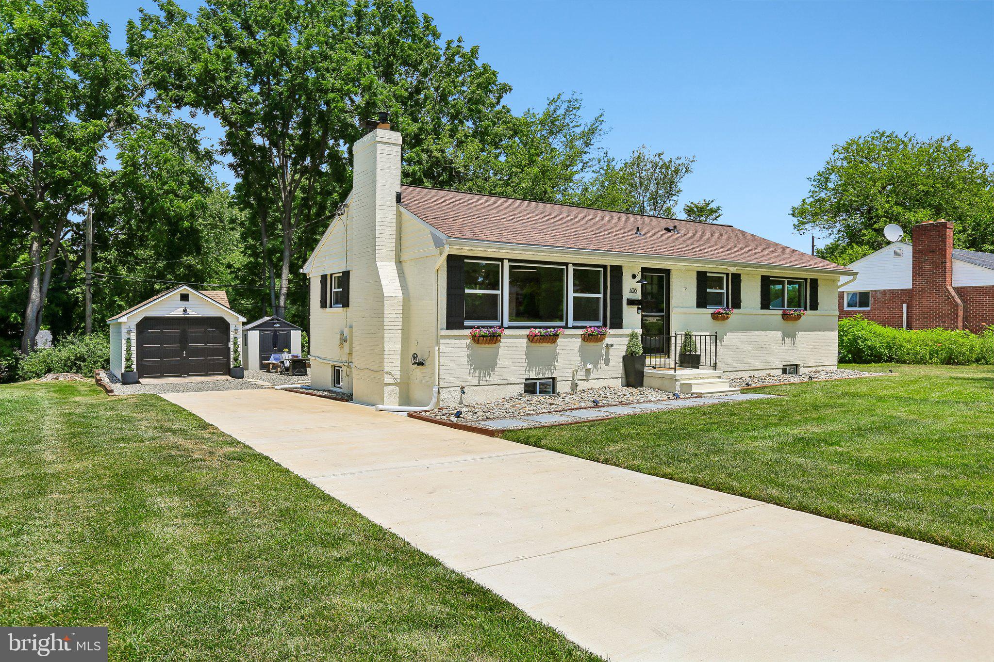 Beautifully renovated from top to bottom, this 3-bedroom, 2-bath home offers modern updates, flexible living space, and exceptional value in desirable Bel Air. A permitted complete renovation completed in 2024 includes a new architectural roof, upgraded electrical service, new central A/C and furnace, new water heater, new washer and dryer, two fully renovated bathrooms, and a stunning new kitchen featuring all-new appliances.

The main level offers three bedrooms and a full bath, while the finished walk-out lower level provides additional living space with a wet bar, dishwasher, full bath, and a layout designed with a separate entrance in mind—ideal for extended living arrangements, guests, or added flexibility. Washer and dryer hookups are available on both the main and lower levels.

Additional improvements include updated attic storage and a detached garage with loft space, built in 2024, along with expanded off-street parking. Step outside to enjoy the spacious backyard, perfect for outdoor entertaining, summer barbecues, and family gatherings.

Conveniently located near schools, parks, shopping, dining, and everyday amenities, this move-in ready home combines modern comfort with a prime Bel Air location. Schedule your showing today!