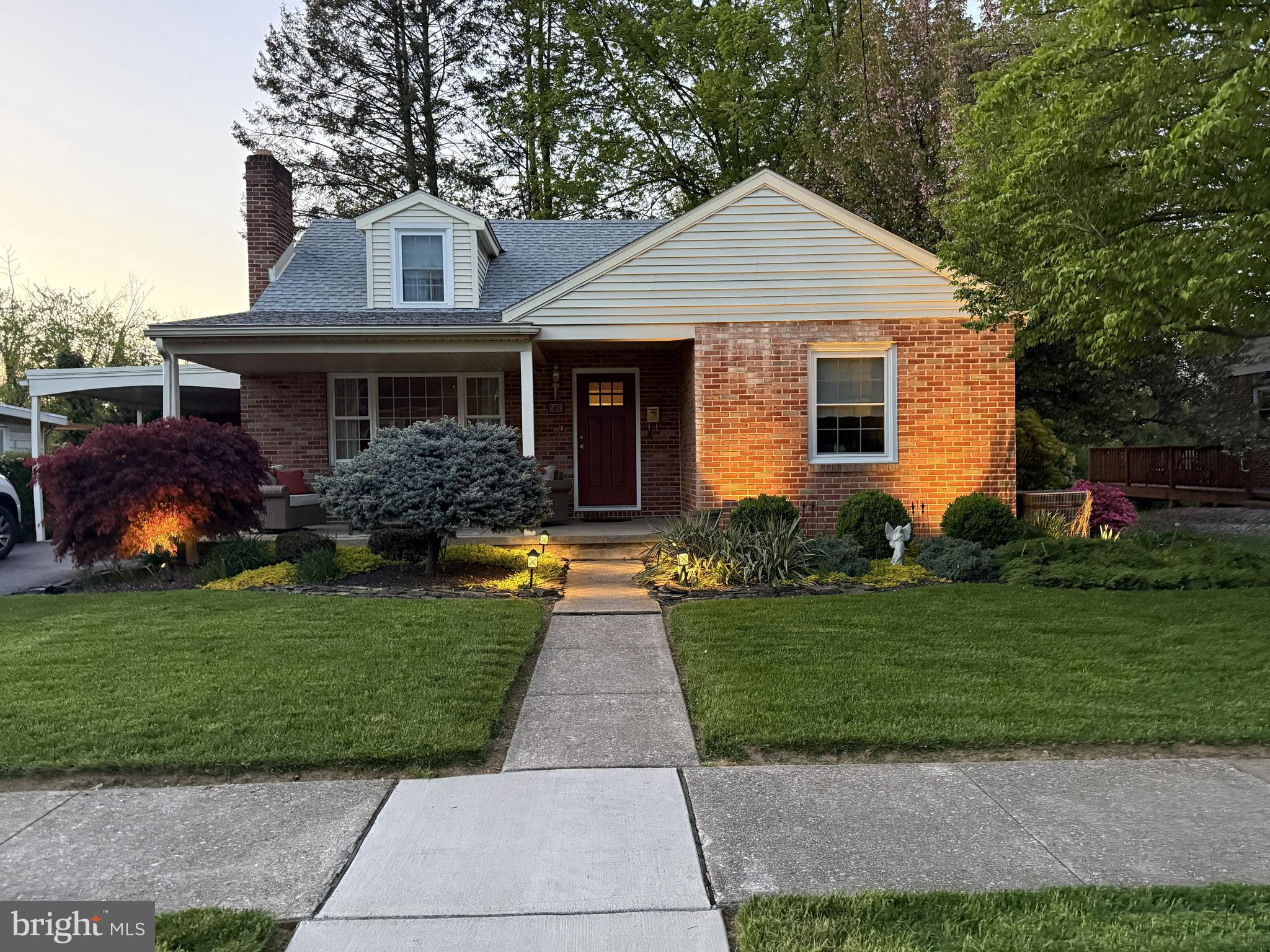 Welcome to this wonderful York Suburban home located just where you would love to be! East York area near I83, Rt 30 or Rt 462, shopping, grocery stores, entertainment, and your schools.  You'll feel right at home when you enter from the covered front porch, great place for morning coffee, afternoon tea or just relaxing. Enter into the comfortable LR with gas F/P and beautiful marble surround,  The adjoining carpeted DR, and the Kitchen has been updated with ceramic flooring , new cabinets, and granite countertops. All your appliances are included, a 5 burner gas stove, refrigerator, dishwasher, and microwave. The breakfast bar opens access from the kitchen area into the large vaulted great room! What an amazing space, brings natural light into this great open area just waiting for you to entertain, relax, play games, watch your favorite teams or movies. It offers direct access to a large outdoor deck area for warm weather dining  and access to the rear yard and playhouse. Don't miss the sweet Juliette balcony overlooking all the fun from the Primary BR on the second level. The first floor has an updated bathroom with ceramic flooring and tub/shower surround and wainscoting. There are 2 additional BR's with hardwood flooring and ceiling fans. On the second floor is a large Primary suite that overlooks the great room from your personal balcony, carpeting and great space to have the privacy you want. Ceiling fan, 2 walk-in closets, 3 additional closets, one is a cedar closet and updated ensuite with ceramic flooring and glass ceramic  stall shower, and granite countertops. So much room /space, storage, Don't miss this sweet retreat. The lower level offers more space for guests and entertaining.