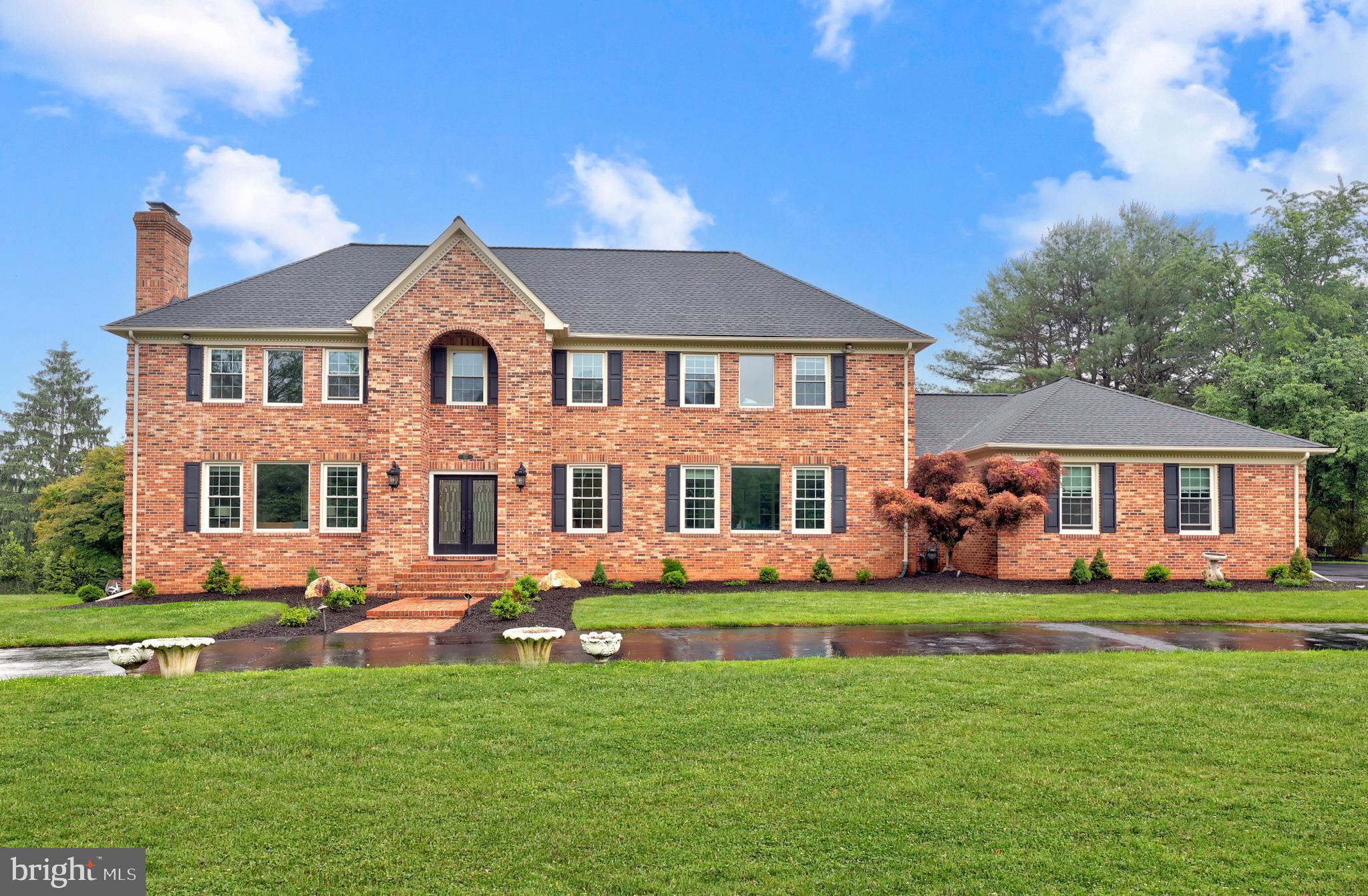 Welcome to this exquisite all-brick home, nestled on nearly 2 acres of pristine land, where luxury meets
meticulous attention to detail. With 5 bedrooms and 5 full bathrooms, this property is designed for both
comfort and grandeur, offering an idyllic space for entertaining. Step inside to discover a wealth of upgrades that enhance every corner of this home. From the elegant Brazilian cherry floors to the designer bathrooms and gourmet kitchen boasting Wolf appliances and high-end granite countertops, every detail speaks of quality and refinement. The main level features a versatile office/study, a cozy family room complete with a fireplace, and a sunroom where you can bask in the natural light pouring in. Descend to the fully finished basement, where Italian wallpaper murals, a gas fireplace, and a 16' wet bar create a luxurious retreat for relaxation and entertainment. An additional in-law suite with a full bathroom adds versatility to the space. Outside, the property is a haven of tranquility and beauty. A full-size Trex deck invites you to enjoy the expansive views, while manicured landscaping and lush gardens provide a picturesque backdrop. The 5-car oversized garage, complete with a circular driveway, offers ample parking space and convenience. Practical amenities abound, including a commercial grade generator, central vacuum, and tankless water heater, ensuring comfort and convenience for years to come. Recent updates such as newly replaced water filtration system, fresh paint throughout and a new roof with a transferable 50-year warranty enhance this home's appeal. Additional features such as a reading nook/study area, accent walls, a library in the office/study room, and refreshed tiles throughout add to the home's charm and functionality. A beautiful gazebo beckons you to enjoy the spectacular backyard oasis, complete with cherry blossom and Japanese maple trees. With top-tier schools nearby and thoughtful upgrades at every turn, this property offers a rare opportunity to experience luxury living at its finest. Don't miss your chance to tour this exceptional home and make it yours today!