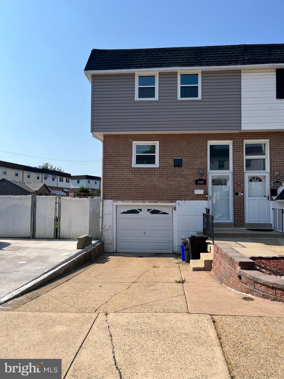 Hello and thank you for your interest in 3601 Whitehall Lane! This home has plenty to offer as a corner property with an additional paved parking area and low maintenance front garden area. The roof was coated and the siding was done in 2020. Front door, back door and windows replaced in 2021/22, except for living room window. Situated in close proximity to shopping areas, highways and a park for families or the fitness activist. Come inside and walk up into the dinning room which sits right off the kitchen. The open flow leads into the living room with room to make a cozy living space that’s all your own. Upstairs you will find the three good sized bedrooms and the recently updated full bathroom with a soaking tub. Venture into the basement to see the spacious open room perfect for another living area or entertainment space. Laundry room and half bath also in basement as well as indoor access to the garage. Walk out onto the large newly paved backyard patio through sliding glass doors. The yard has a privacy fence and wraps around the house. There is an above ground pool and pool deck as well as a shed for extra storage that sits in the front of the yard. This yard could be your own private getaway! Come check it out today.