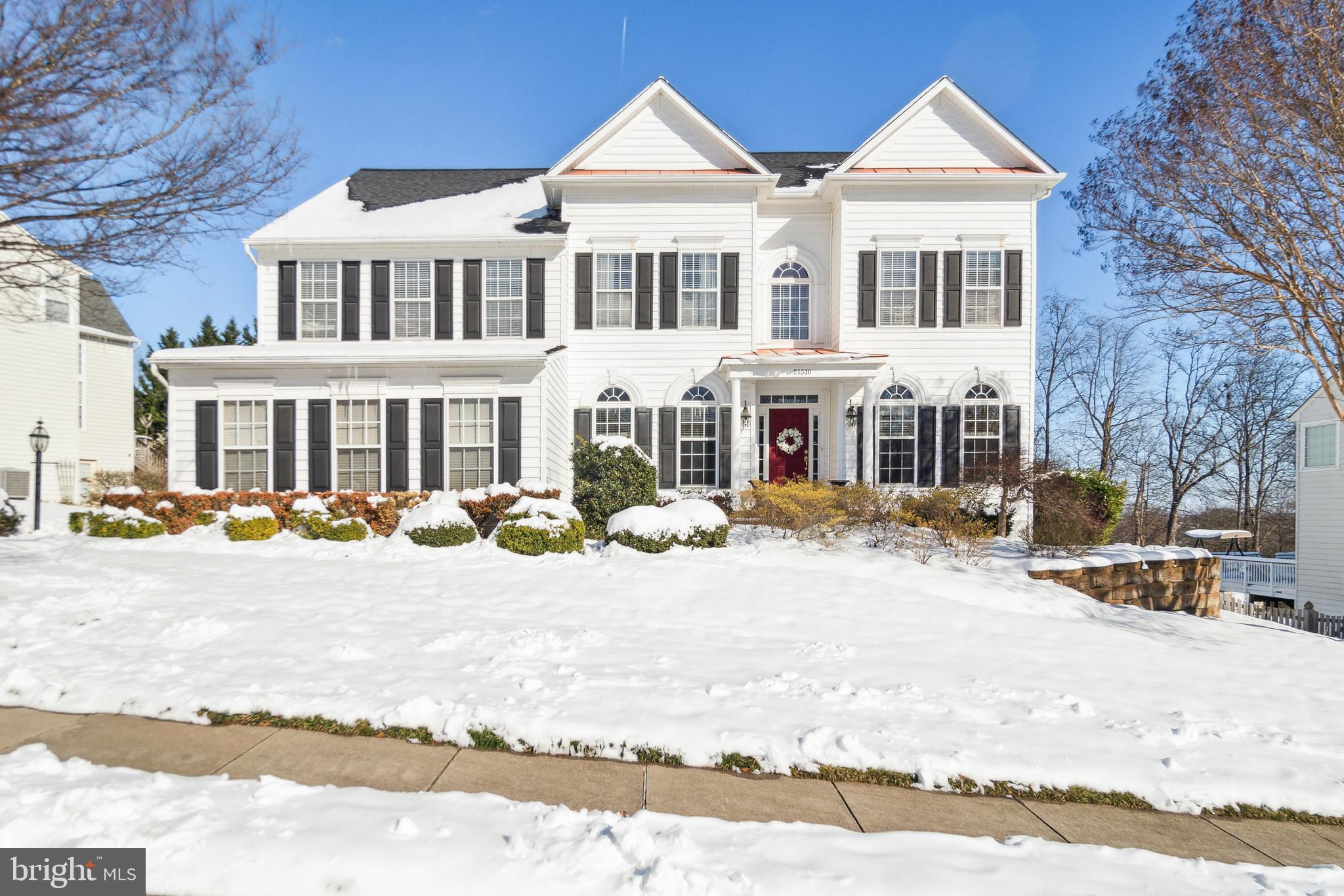 The Overlook in the BROADLANDS! This meticulously maintained 6-bedroom, 4.5 full bath, 3 car side load garage residence is perfect for a large/growing family, situated on a dead-end street backing up to a Tree Preserve.  The main floor is an open concept with 2 story foyer and family room. The kitchen has been updated to be ‘timeless’; boasting stainless steel appliances, beautiful granite countertops, an oversized breakfast island, newer 'Pro' Double Oven, updated cabinets with glass door accents and lighting, a one of a kind coffee/beverage bar (ice maker, beer and wine double refrigerator, and a light-filled sun room. The massive family room includes the optional 4 foot bump and beautiful 2 story, gas fireplace.   This home is set up for ‘work from home’; with two first-floor offices/dens. The powder room and laundry room have both been thoughtfully updated.  The second floor includes 4 bedrooms and 3 full bathrooms.  The primary suite is a ‘stunning’ retreat; with a large sitting room, and a custom closet.  The primary bath has a renovated oversized shower, a spa like soaking tub, granite countertops and multiple towers for storage. The herringbone tile layout is the icing on the cake.  Bedroom #2 is generously sized with an ensuite ‘renovated’ full bath and walk-in closet. Bedrooms 3 & 4 are great with new fans/lighting and share an updated hall bathroom. The completely finished basement is a second living area with 2 bedrooms, a full bathroom, a gym area, two recreation rooms, a wet bar/kitchenette and tons of storage; perfect for older kids and/or mother-in-laws/grandparents.  Walk out basement leads to a huge patio overlooking the woods and gardens in the backyard.  As a bonus there is a playhouse/shed in the backyard.  The oversized deck has incredible views out over Loudoun County. The Overlook section in the Broadlands feeds Mill Run ES, Eagle Ridge MS, and Briar Woods HS.  Miles of walking/biking trails, 3 pools, multiple sport courts, community events, nature center, concerts and lots of tot lots! Close to all major commuter routes, schools, dining, medical buildings, INOVA Loudoun Hospital, Dulles Airport, Dulles Greenway, Rt. 28 and Rt. 7. Only 2 miles to Silver Line Metro! Close to NEW 117,000 sq. ft. Ashburn Recreation Center coming to Broadlands!