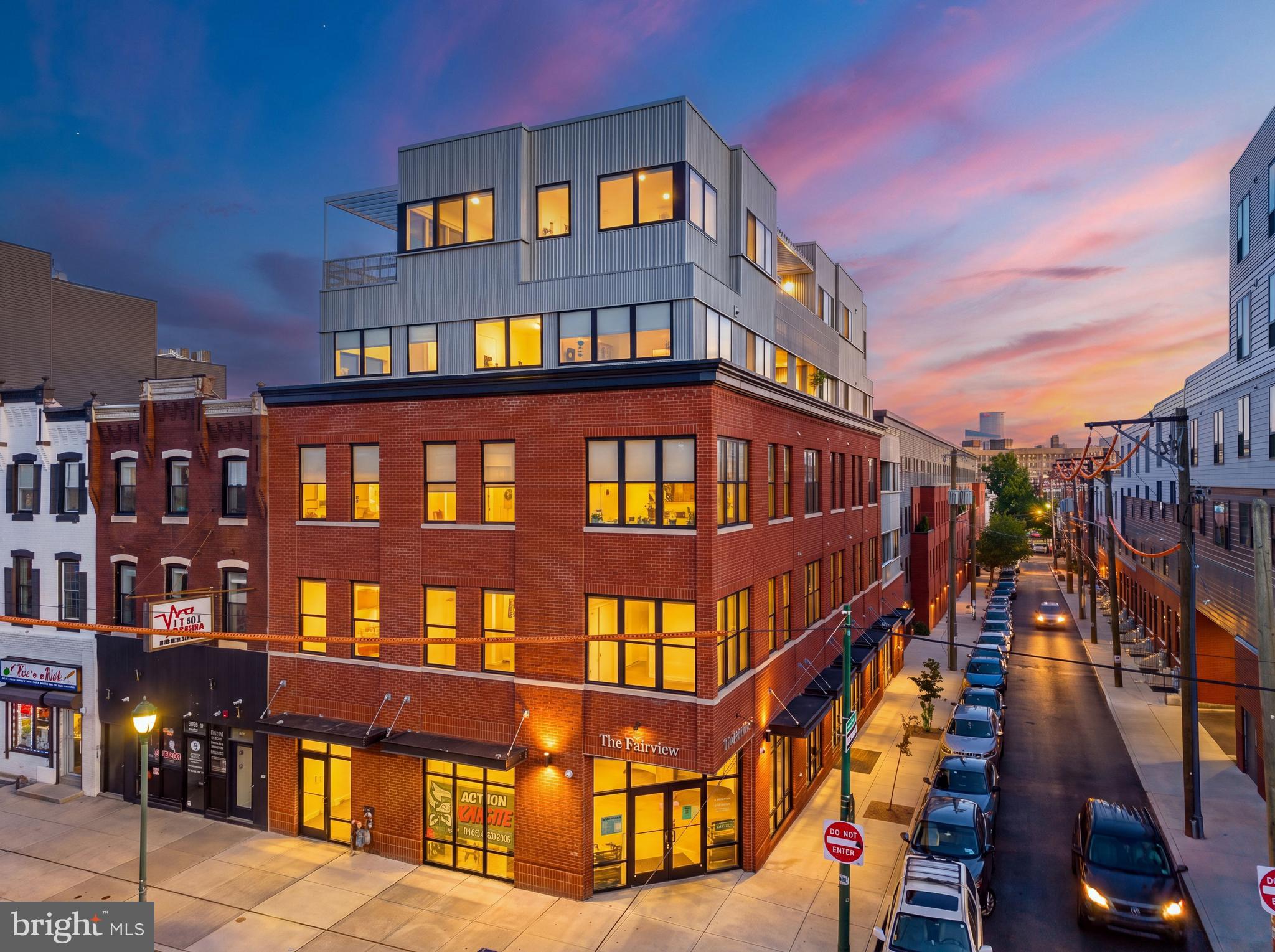 Welcome to THE FAIRVIEW, a stately 16-unit mixed-use property in the booming Fairmount/Brewerytown section of Philadelphia, Pennsylvania — the top destination in the world to visit in 2026 (WSJ). This ±22K SF Class-A boutique building represents one of the finest commercial real estate acquisitions available in the marketplace. This prime asset boasts seven (7) 1bd x 1ba apartments, three (3) 2bd x 2ba apartments, four (4) 3bd x 2ba apartments atop ground-floor commercial space (not included in sale) along with two (2) lower level commercial spaces. 40' of frontage on a hard, prominent corner, rising five (5) storeys up into the sky, overlooking the Center City Philly skyline with impeccable positioning and views. The units are high-design, with ample natural light via corner building exposure, chic kitchens and baths, durable LVP flooring, high-efficiency building systems and mechanicals and washer/dryer in every unit. The panoramic roofdeck offers unobstructed city views in every direction. Amenities include an on-site gym, co-working lounge, elevator, and balconies in select units. The location is unmatched: walkable to plentiful amenities along the Girard Ave corridor, Museums District, Schuylkill River Trail, Boathouse Row, and just steps from Fairmount Avenue's top restaurants and cafes, adjacent to Fairmount Park—the largest urban park in the USA. 10 Year Tax Abatement through 2030. The Fairview is anchored by durable income streams through residential and commercial leases, providing an ideal 1031 exchange opportunity. Enquire within for financials and floorplans.