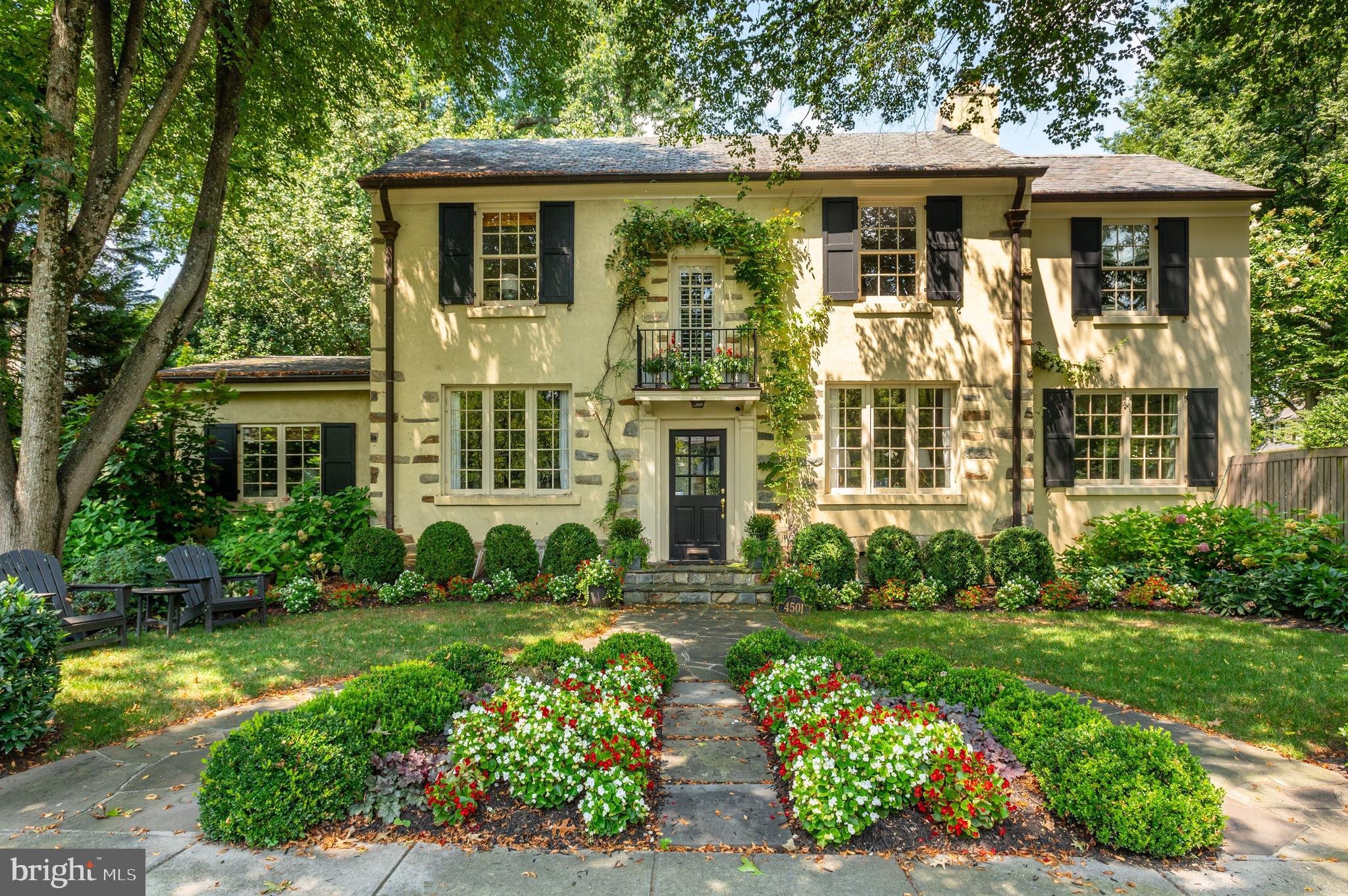 Welcome to 4501 Cathedral Avenue, a charming Wesley Heights residence built in 1925 that has been thoughtfully and tastefully updated by the current owners.  Total square footage is 3496! The owners added approximately 600 square feet in a seamless, three-story addition that created a cozy sunroom, a massive master closet with custom built-ins and a lower level game room/storage area.  Noted architect Ankie Barnes of Barnes Vanze & Associates, and Richard Zantzinger of Zantzinger & Associates were the construction managers.  

This well designed and appointed residence with 4BR, 3BA and 1HB exudes old world charm and is on a rare flat lot for Wesley Heights. The main level boasts a family room off the kitchen and separate breakfast nook, a living room with a separate reading nook, a sizeable dining room and the cheerful sun room.  Starting with the two sets of french doors from the sunroom, there is egress to the beautifully landscaped side yard and other outdoor areas throughout the house. Tasteful interior decor and furnishings make this one of the most charming homes in Wesley Heights.  Noted for its beautiful homes, lovely architecture and wonderful community, this is one of Washington's premier neighborhoods and is the perfect location for those looking for a picturesque setting with all of the conveniences of the city.

This is a must see!  By Appointment only.