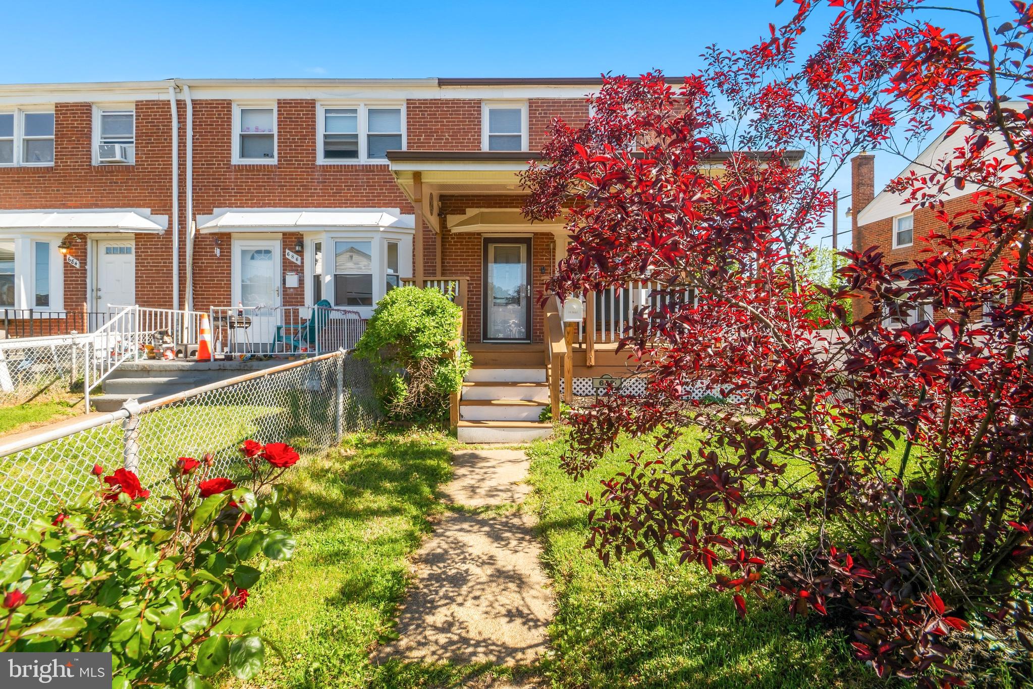 Welcome Home!
NOT your typical 845sq ft 2 bed! THIS Home is One of the LARGEST 2 Bed end of group Homes (1200 sq ft) in the neighborhood. This beautifully updated property offers the perfect blend of comfort, style, and convenience—ideally located near local schools with easy access to I-695 and I-95 for effortless commuting.
Step inside to a freshly remodeled interior featuring new paint throughout and brand-new carpeting to be installed on the main level. The finished basement showcases new luxury vinyl plank (LVP) flooring, along with a versatile workshop space and a dedicated laundry room. A security system with on-site video recording adds peace of mind.
The kitchen is equipped with 42-inch cabinets, providing generous storage, while additional storage can be found in the dining room and a hallway closet. Hardwood floors lie beneath the carpeting, offering even more potential for customization.
The spacious primary bedroom has been thoughtfully upgraded with recessed lighting and a walk-in closet, creating a comfortable and inviting retreat.
Enjoy outdoor living on the back porch—perfect for morning coffee or relaxing evenings. The property also features ample parking for up to three vehicles, with room for recreational equipment.
Major updates include a new roof (2020) and a recently serviced A/C system (2025). Upstairs Bath (2026) Kitchen (2025)Be sure to review the feature sheet for additional details.
This move-in-ready home truly has it all—schedule your showing today!
BONUS - Seller is willing to BUY OUT the remaining ground rent at the sellers expense  with a valid fully ratified contract