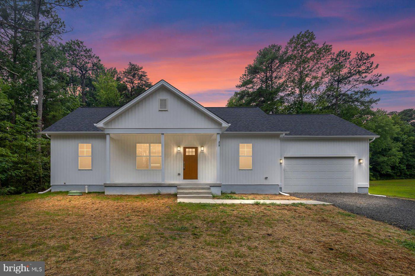 The Graham is a stunning new construction home boasting an array of high-end upgrades that set it apart from the rest! Step inside and notice:

* Gourmet Kitchen: Sleek granite countertops, GE stainless steel appliances, all wood cabinetry, drawers with dovetail joints, soft close cabinets, and upgraded sink & faucet
* Spacious Master Suite: Large walk-in closet and spa-inspired en-suite bathroom with dual sink vanity
* No Corners Cut: Certain-Teed shingles on roof, encapsulated & conditioned crawl space, garage with drywall, paint, and garage door opener, concrete front porch, & a rear deck
* Expansive Great Room: Low maintenance LVP flooring throughout, an abundance of natural light, and beautiful wainscotting adoring the walls
* Fantastic Mud Room: The open, sunny living space is separated from the attached 2-car garage by a dedicated laundry/mud room that features extra storage space and a pantry.

This exceptional rambler offers the perfect blend of style, comfort, and convenience, making it the ultimate dream home.

The Cabin Point - Glebe Harbor neighborhood is a picturesque, beachy riverside community set along the Potomac River. Located in Montross, Virginia, a haven for those seeking a slower, relaxed lifestyle amidst natural beauty and warm community spirit. CP-GH offers a community pool, tennis courts, club house, beach access, boat ramp, and more. Come and soak up the sun, charm, and serenity! Agent related to owner.