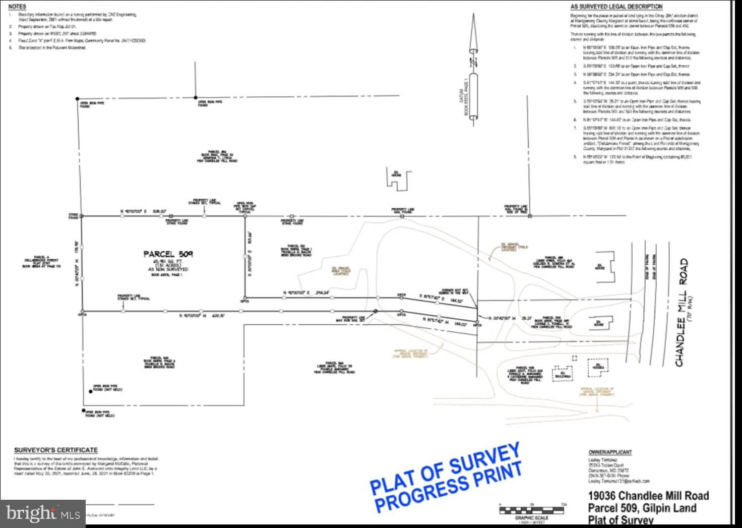 Parcel 509 – 19036 Chandlee Mill Road, Sandy Spring, MD 20860

Build Your Dream Home in Historic Sandy Spring

An exceptional opportunity to own approximately 1.49 acres of land in the highly desirable Sandy Spring community of Montgomery County. This wooded homesite offers a peaceful setting surrounded by mature trees while providing convenient access to Olney, Ashton, Brookeville, and major commuter routes.

Whether you’re planning a custom residence or seeking a long-term land investment, this parcel offers privacy, natural beauty, and a sought-after location in one of Montgomery County’s most established communities.

Property Highlights

Approximately 1.49-acre wooded lot
Parcel 509
Property Address: 19036 Chandlee Mill Road, Sandy Spring, MD 20860
Peaceful rural setting with mature trees
Convenient access to shopping, dining, parks, and commuter routes
Located in the desirable Sandy Spring area
Excellent opportunity for custom home construction, subject to buyer verification of all development requirements
Enjoy the charm of country living while remaining just minutes from Olney, Ashton, and the greater Washington metropolitan area.

Buyer Notice: Buyers are encouraged to perform their own due diligence regarding zoning, utilities, permits, building feasibility, and all applicable Montgomery County requirements. Property is offered in its current condition.

For additional information or to schedule a site visit, contact the listing agent today.