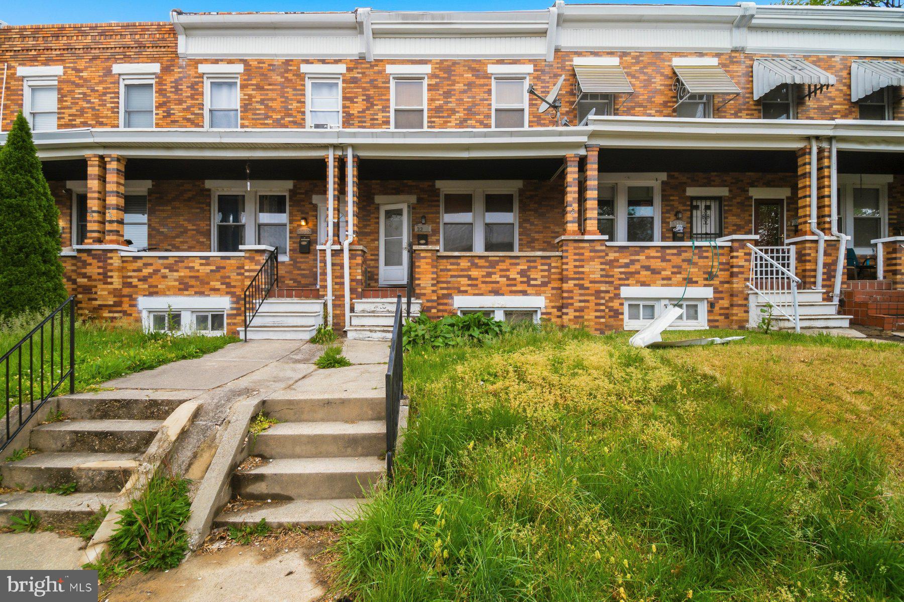 Classic Baltimore rowhome with strong renovation and investment potential in an established neighborhood. Conveniently located near Clifton Park and major commuter routes, offering easy access to downtown and surrounding areas. Sold as-is—ideal for investors or buyers looking to add value and build equity.

This property is part of a larger portfolio. Please contact for more details regarding associated listings. Closings will need to be coordinated with the other properties in the portfolio but may sell to individual buyers. 

Seller will only accept offers from serious buyers who can align with that timeline.