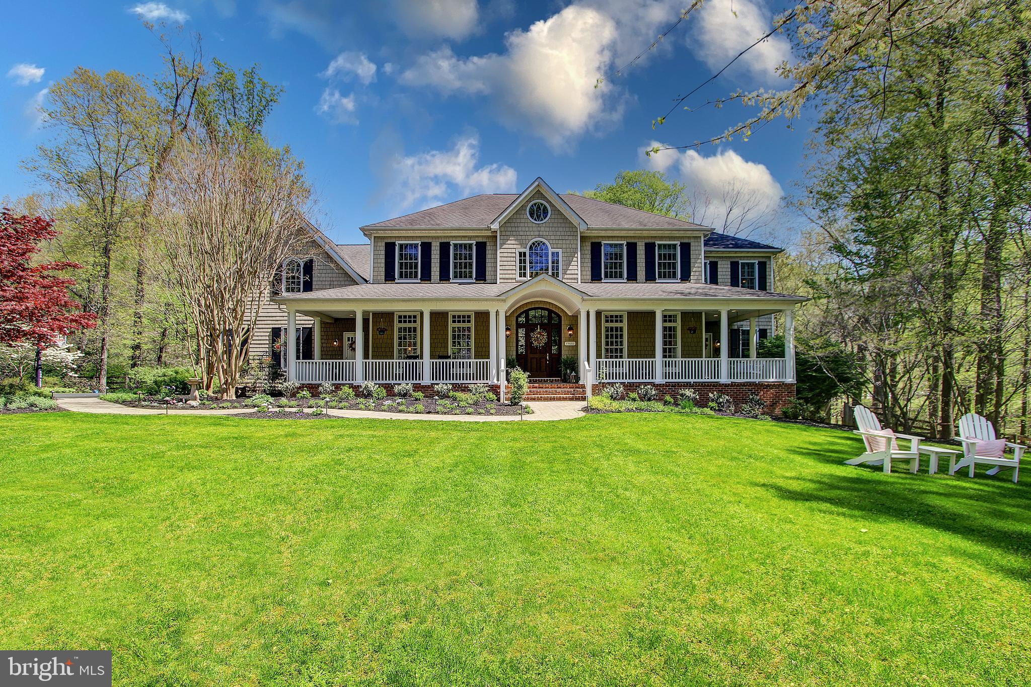 Welcome to 15601 Indian Run Ct.! This stately home is situated on a lush 4.65 acre lot on a private cul-de-sac in the desirable Seneca Highlands Community of Darnestown. This property backs to Seneca Creek State park with direct access to miles of trails and outdoor activities right in your backyard! Highlights of this home include a swimming pool, 3 car garage, and 3 outdoor decks. Enjoy the grand 2 story entry flanked by formal living and dining rooms. There is custom millwork throughout the that is truly one of a kind. The entry leads you through to the family room that boasts a gorgeous stone fireplace and coffered ceiling detail. Perhaps the best feature of this room is the direct access to the covered outdoor deck. The main level of this home also offers the option to have a private office or main level bedroom with ensuite bath. You have a gourmet eat-in kitchen with huge island, double oven, and granite counters. The sunroom is located off the kitchen with vaulted ceiling and sweeping views of the backyard and access to your back deck. The deck leads down to your stone patio and walkway towards your private in-ground swimming pool and hot tub. The upper level of this home features 6 bedrooms and 3 full bathrooms. The master bedroom is spacious with it's own private covered deck perfect for morning coffee! You also have 2 walk-in closets and a dressing area. The ensuite bath has a double sink vanity, soaking tub, and a goregous walk-in glass and tile shower.  There is also a Jr Suite with double closet and attached bath. One of the coolest features is the reading nook that could also be used as a office or extra storage. Lastly, there is super convenient dedicated laundry room on this level. This property offers both privacy and closeness as you are still within minutes to shopping, restaurants, and transit. Don't forget to view the virtual tour of this stunning home!