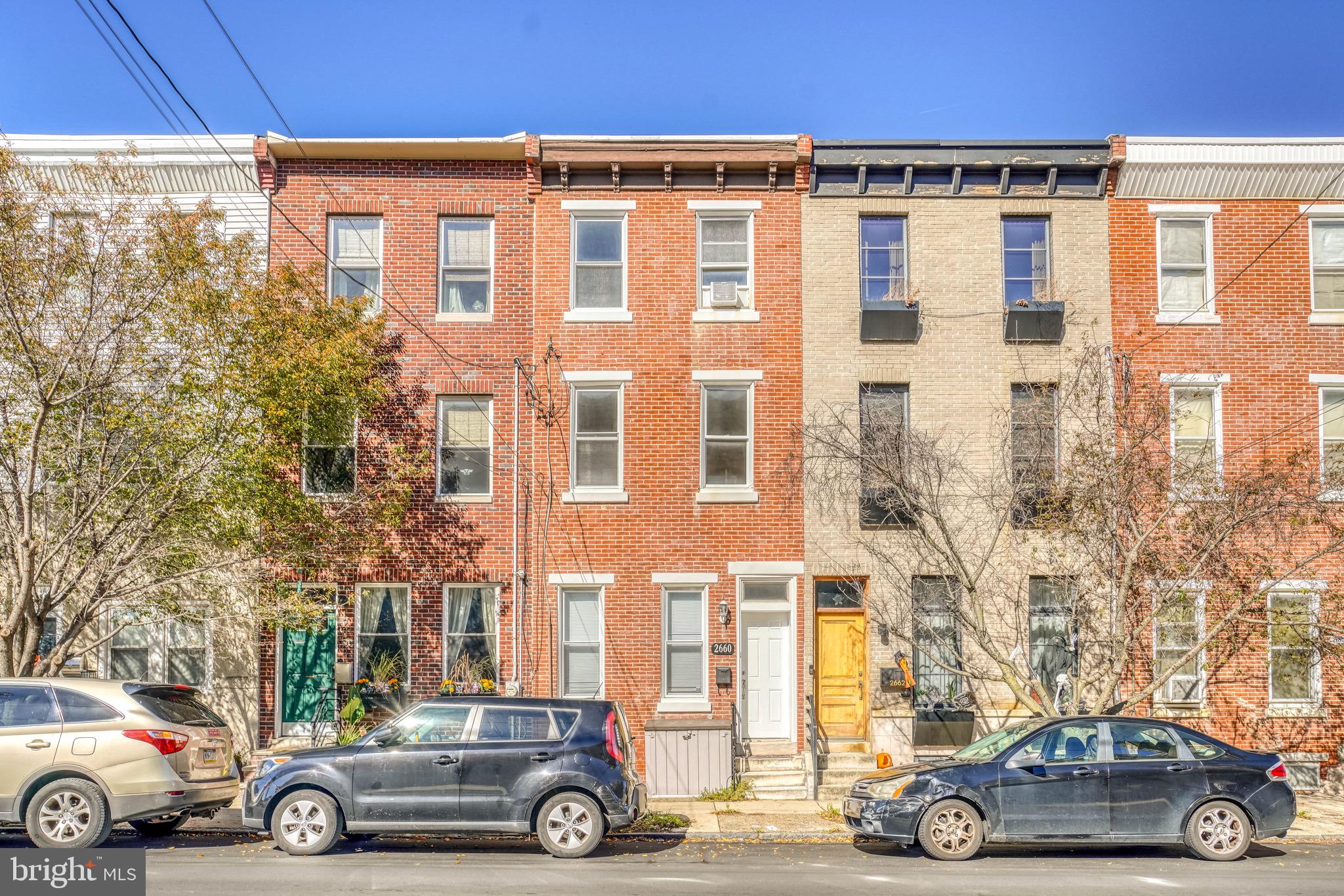 Welcome to 2660 Memphis Street, a spacious 3-bedroom, 2.5-bath rowhome in the heart of Philadelphia's thriving Fishtown neighborhood. Offering nearly 1,500 square feet of living space, this property presents an excellent opportunity for buyers looking to add their personal touch and build equity. The home features generous room sizes, a functional layout, central air, and an unfinished basement with additional storage or future finishing potential. While the property could benefit from updates and cosmetic improvements, its solid footprint and desirable location make it an ideal canvas for renovation. Conveniently located near neighborhood restaurants, shopping, entertainment, and major commuter routes, this is a chance to create your vision in one of Philadelphia's most sought-after communities. Needs TLC