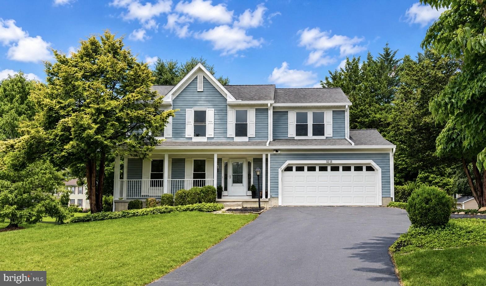 Welcome to 3218 Peddicoat Court in the highly desirable Offutt Ridge community! Situated on a picturesque 1.35-acre lot, this beautifully updated 4-bedroom, 2.5-bath colonial offers the perfect blend of timeless charm and modern updates.
Step inside to discover a thoughtfully renovated interior featuring luxury vinyl plank flooring, fresh paint throughout, and a stunning, remodeled kitchen with contemporary finishes that opens to the family room, creating an ideal space for everyday living and entertaining.  The spacious living and dining rooms provide plenty of room for gatherings. The renovated bathrooms add a fresh, stylish touch. The primary suite has a walk in closet and private bath with a custom shower and soaking tub.
Major improvements include a newer roof, windows, furnace, plumbing and water heater offering peace of mind for years to come. The unfinished basement has a brand new washer and dryer. It also provides abundant storage and presents an excellent opportunity to create additional living space tailored to your needs.
Outside, enjoy the privacy and beauty of a level 1.35-acre lot, complete with a welcoming front porch, mature landscaping, and an oversized driveway leading to the attached two-car garage. There is a screened in porch off the rear of the home-its the perfect spot for morning coffee, outdoor dining or relaxing while taking in the tranquil setting. 
Conveniently located near major commuter routes, shopping, dining, and outdoor recreation, this move-in-ready home offers the rare combination of acreage, updates, and an established neighborhood in sought-after Offutt Ridge.