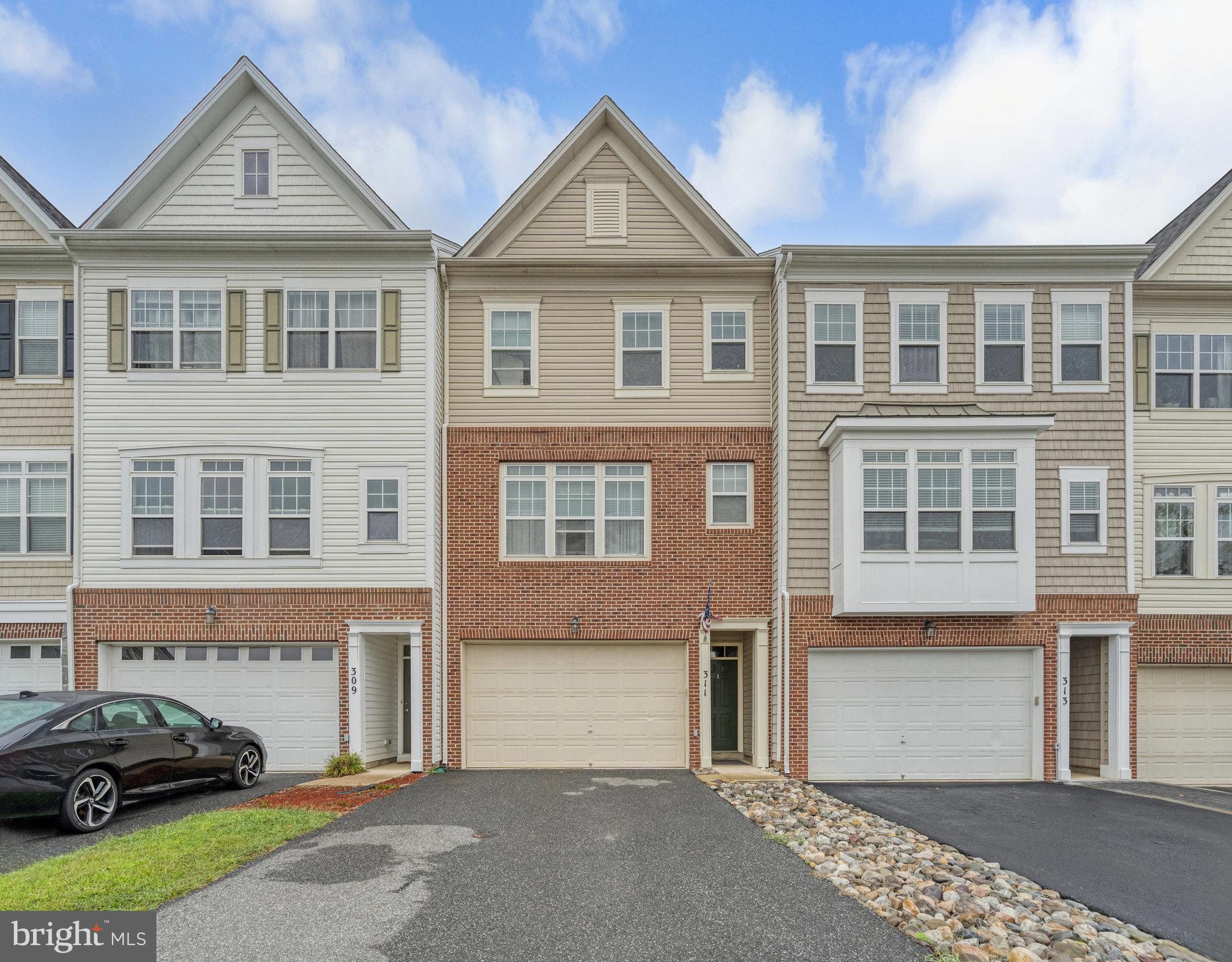Welcome to 311 Woodstream Boulevard, where luxury meets lifestyle in this 3-story haven! 🌟 Now priced at an incredible $465,000 plus Home Warranty of the Buyer's choice for $600, this home is your golden ticket to exquisite living. Revel in the upgraded gourmet kitchen, adorned with granite countertops and a chic Butcher Block Island. The second level boasts a seamless flow to the living room, surrounded by 9-foot ceilings and new luxury vinyl flooring that radiates sophistication.
Freshly painted and featuring brand-new floors, this meticulously maintained residence offers a modern ambiance throughout. Indulge in the convenience of a third-level laundry and a master bedroom oasis with a jetted tub and expansive walk-in closet.
Step into your private paradise – a paver patio opens to the  backyard with serene, wooded views, perfect for leisure and entertainment. Beyond, discover the perks of Windstream living, with easy access to commuter lots, shopping, and a vibrant farmers market.
 Act now to claim this exceptional townhome and relish the perks of an HOA that includes tot lots, a basketball court, and a refreshing pool! 🌈✨ Don't miss out on this extraordinary opportunity! 🚀💫