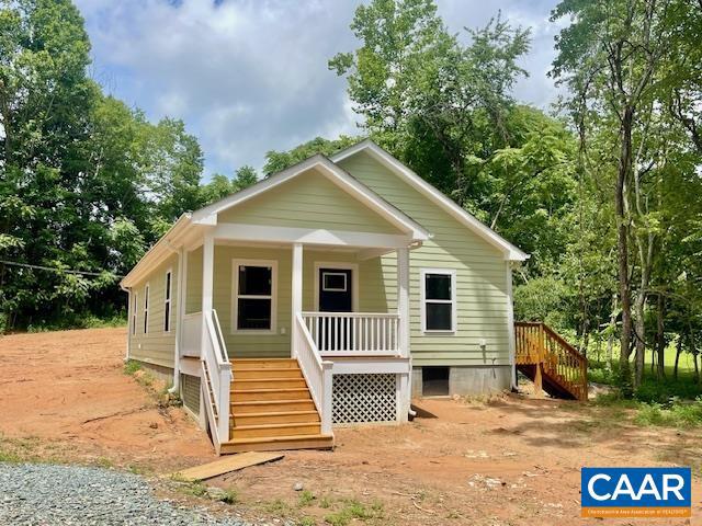 BRAND NEW one-level living in a prime Gordonsville location! This thoughtfully designed 3BR/2BA home offers 1,176 finished SqFt with a bright open floorplan, stylish modern finishes, and numerous builder upgrades throughout. The eat-in kitchen opens seamlessly to the living room and features stainless appliances, subway tile backsplash, LVP flooring, and a huge walk-in pantry that adds incredible function and storage. The spacious primary en-suite includes a walk-in closet and private full bath, while two additional bedrooms and a second full bath provide flexibility for guests, office space, or everyday living. Set in a quiet, established neighborhood on .24 acres, this home offers the ease of brand-new construction without the wait or renovation list. Conveniently located in the Town of Gordonsville, award-winning wineries, historic attractions, local dining, and some of Virginia?s best BBQ. Move-in ready soon!,Granite Counter,White Cabinets