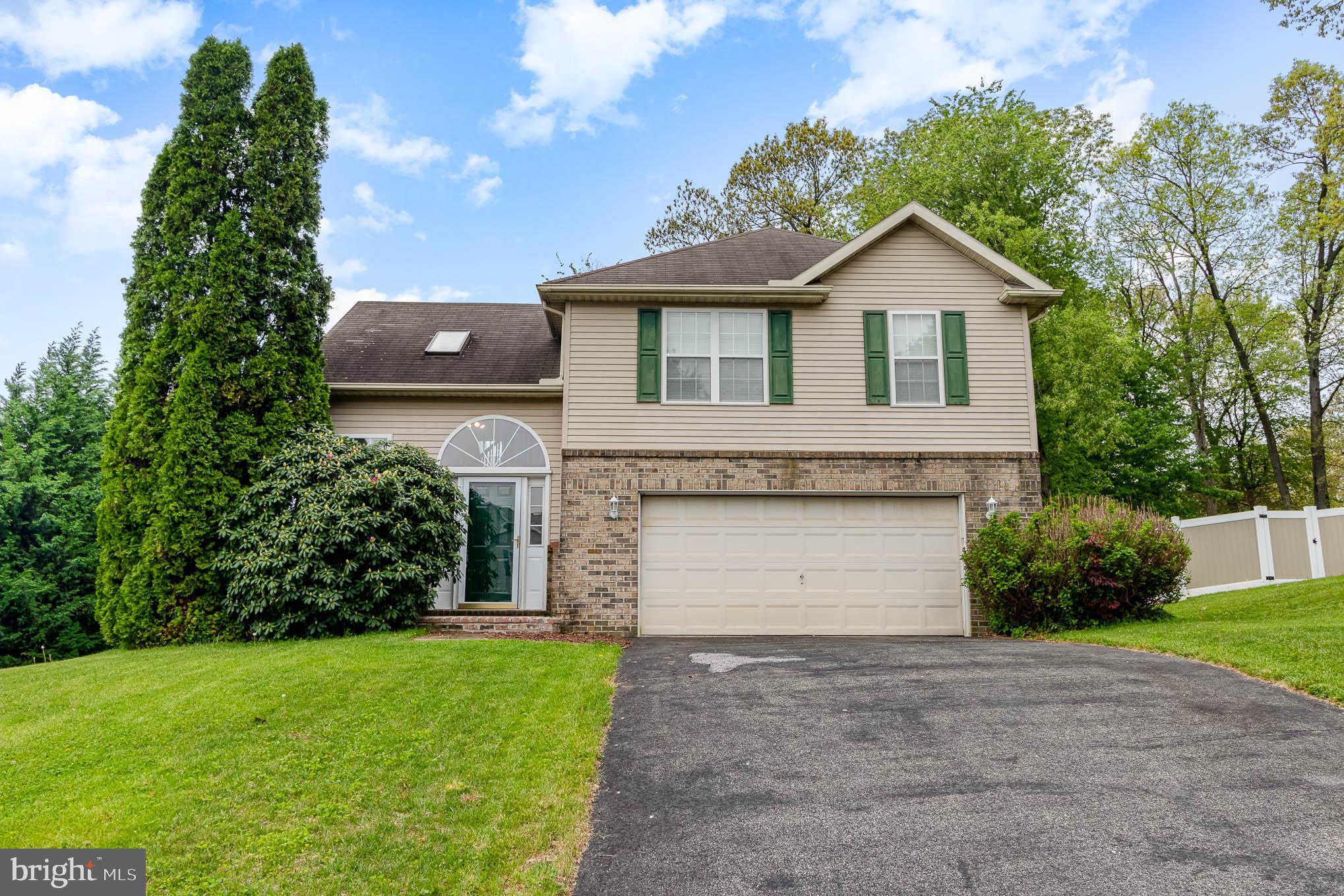 This home offers 2163 Sq ft., 3 large bedrooms, and 2.5 baths.  Walk into the main level with a view of the vaulted living room with a gas fireplace.  The kitchen, half bath, and laundry room are also on the main floor.  Freshly painted and neutral colors allow you to move right in.  The master bedroom has a full bath with double vanities.  The additional bedrooms are nicely sized and share a full bath on the second floor.  Two car garage.  This home is ready for you to occupy.
