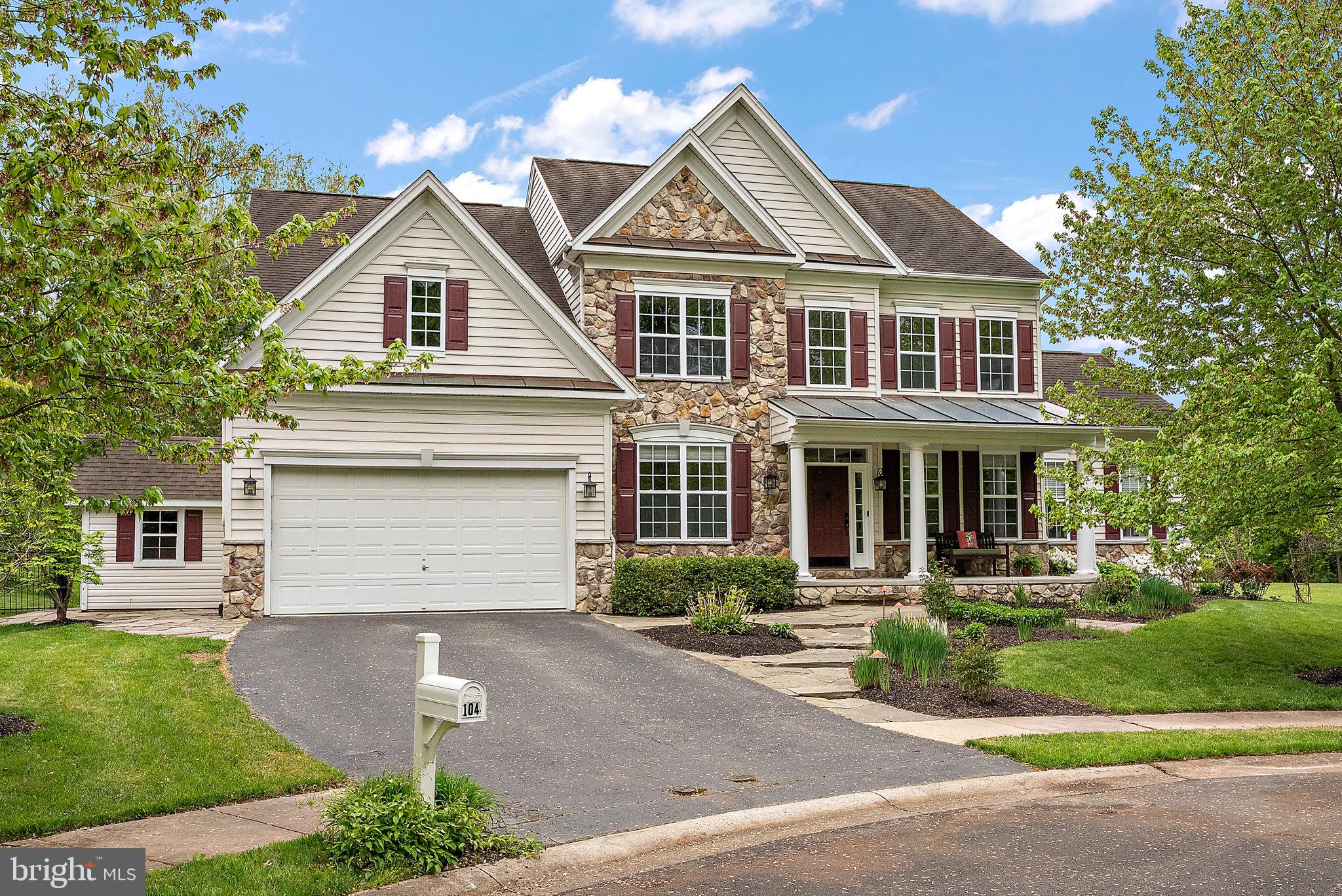 Stunning North Wilmington stone colonial with exceptional appointments ready for you to make it your new home. The appealing floorplan fulfills all the demands requested by buyers in the current market. Enter from the front porch into a dramatic 2 story foyer open to the living room and an ample sized dining room with lovely millwork. These rooms have "real" hardwood floors. Informal living can be found in the spacious family room with its gas fireplace for chilly days. The fully equipped kitchen with granite countertops, stainless appliances including a new refrigerator are all included with the star for the gourmet cook being the Viking convection oven and gas range. The kitchen opens to a breakfast nook with French doors to the spectacular back yard. A large laundry room also serves as a first-floor office although there is an additional mudroom with access into the garage. The half bath is well placed off the foyer for entertaining. The large solarium with vaulted ceiling, heated floor and Palladian window not only opens to the pool but is a retreat offering peaceful views of the open space and wooded area to the right. The property is at the end of a cul-de-sac on a professionally landscaped lot that would be difficult and costly to duplicate. Continue to the 2nd floor on your tour and view 5 bedrooms and 3 full baths. The oversized primary bedroom features a large custom walk-in closet and a separate sitting area. Its bath is exceptional with jetted tub, 2 sinks, and custom walk-in shower. The additional bedrooms all have multiple uses with one having an ensuite bath. There are sunny views from all the windows. The crown jewel may be the backyard with its designer shaped saltwater pool, extensive hardscape, 2 pergolas and a large elevated circular patio which leads back into the kitchen area making it a perfect space for outdoor dining. On the tour don't forget to view the finished walk-out basement with recreation room, pool table (included), fitness room and full spa like bath. This area houses a tankless water heater and a room for the high-end pool equipment. The large walk-out entrance to the pool area is perfect for access to the full bath after a swim and sunbathing. The basement is another whole living space offering fun to the entire family. There are many more features listed on a sheet of upgrades to take with you. Easy and elegant living is waiting for you in this well-appointed home. Don’t delay. This property is priced to sell and can be yours in a market with limited inventory!