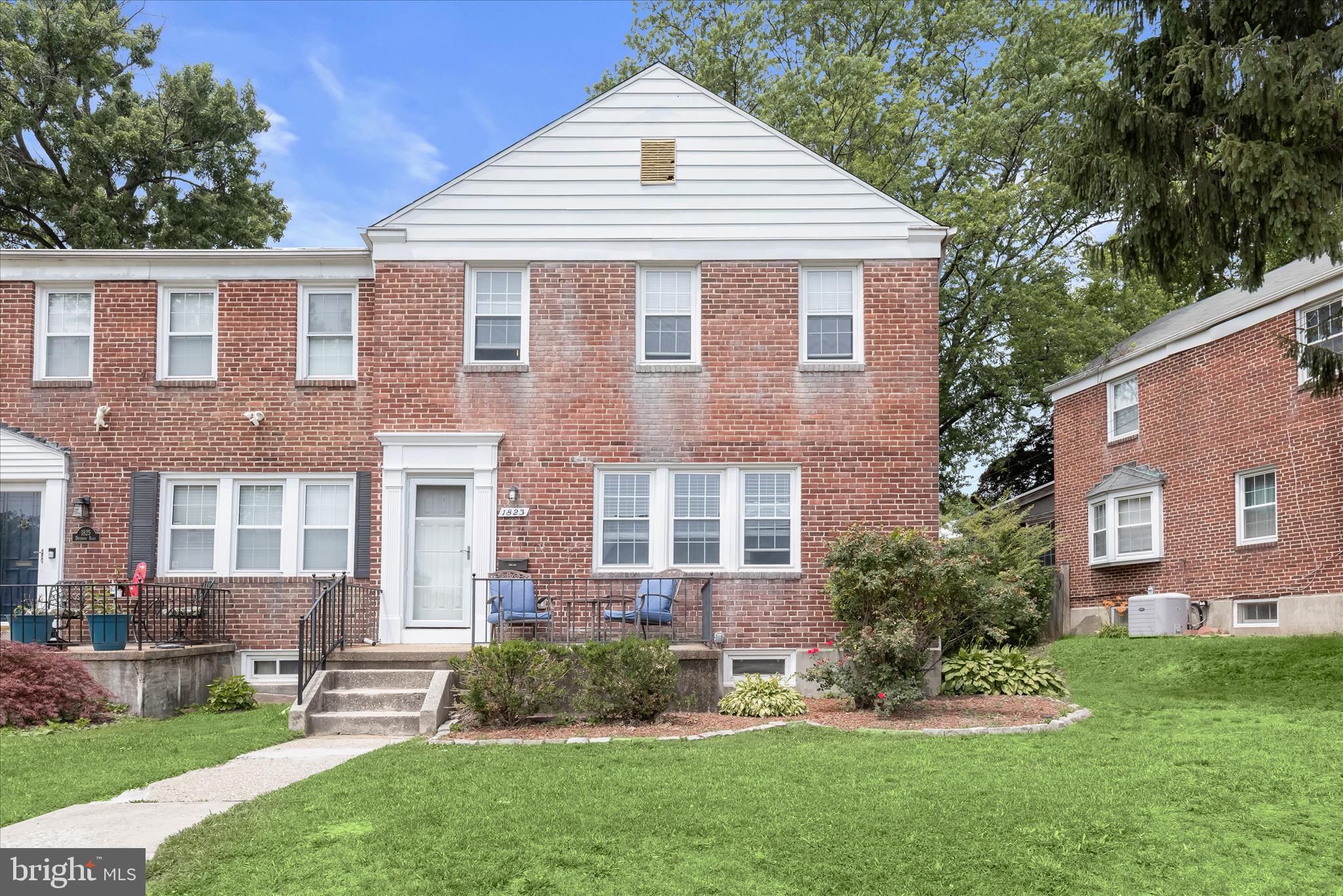Welcome to this charming end-of-group 3-bedroom, 2-bath home in desirable Loch Raven Village, where classic character meets thoughtful updates throughout.
A vestibule entry opens to a spacious, light-filled living room featuring sustainable bamboo flooring, recessed lighting, elegant crown molding, and a stylish accent wall. Beautiful millwork frames the wide opening to the dining room, creating an inviting flow for everyday living and entertaining. The dining area continues the bamboo flooring, crown molding, and chair rail detail before opening to the kitchen.
Designed with both function and style in mind, the kitchen offers a peninsula island, pantry, stacked-stone backsplash, and stainless steel appliances, including an electric range installed in 2024 along with newer dishwasher and refrigerator. Luxury vinyl plank flooring adds durability, with hardwood flooring  underneath.
Upstairs, you will find a comfortable primary bedroom, two additional bedrooms, and a full hall bath. The finished lower level expands the living space with luxury vinyl plank flooring, a recreation room, and a convenient office alcove. This level also includes a full bath, walk-out steps to the rear yard, and laundry facilities with washer and dryer installed in 2024.
Outside, enjoy a rear patio and the rare convenience of a private two-car parking pad. Additional recent updates include a new AC unit in 2024 and a new front and storm door in 2023.
Move-in ready and ideally located near I-695, this home offers comfort, convenience, and a wonderful place to begin your next chapter