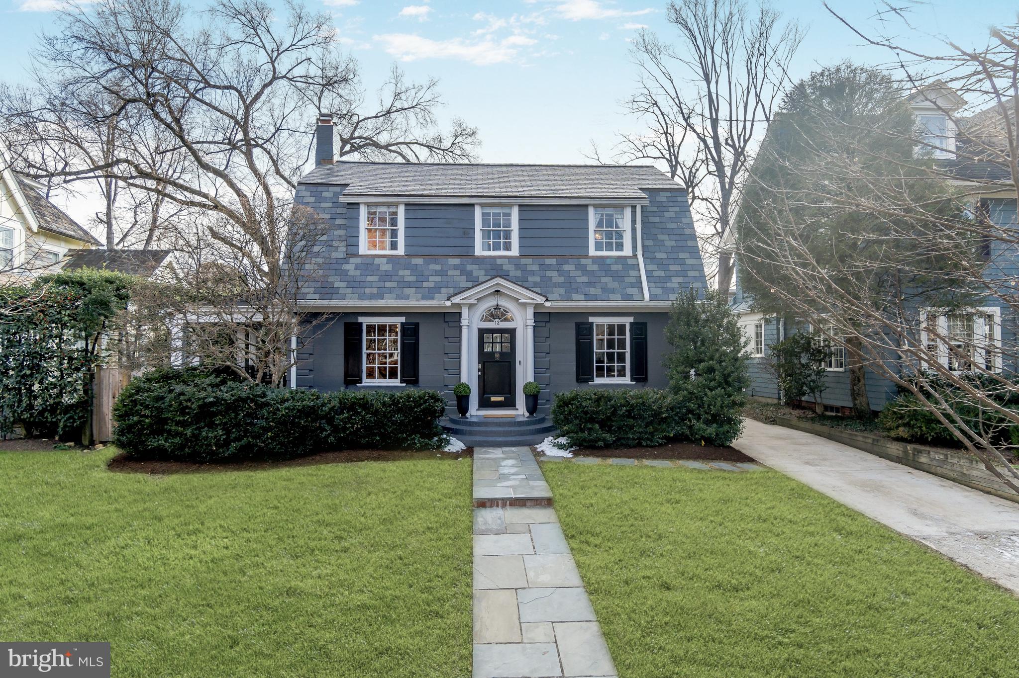 Finally! Turnkey perfection on a favorite block in the heart of Chevy Chase Village! The charming and historic exterior belies what is found beyond the front door - a stunning home with nearly 5,000 square feet that was fully renovated and expanded in 2018. The fabulous, light-filled center hall floor plan offers what buyers are searching for - a main level with nine and ten foot ceilings featuring formal living and dining rooms, a glorious chef’s kitchen with island seating and breakfast area open to the family room, mud room, and butler’s pantry. The two-sided fireplace in the family room also services the amazing side porch, which extends from the front to the back of the house and, along with the spacious, level, fenced walk-out garden, provides great outdoor space! The second floor includes the hard to find four bedrooms all on one level - ALL WITH BEAUTIFUL ENSUITE BATHS - including a gorgeous primary with two walk-in closets and marble bath, and a laundry room. A game room, recreation room, wine cellar (currently outfitted as play area!), 5th bedroom and full bath, additional laundry hook up and spacious storage are on the lower level. Recent improvements by current owners include new slate roof on front of home, generator, EV charger, restoration of remaining historic windows, and more. A long driveway provides parking for three, and the detached one car garage is currently used for storage. The location and services can’t be beat - Metro and the shops and restaurants of both Connecticut Avenue and Friendship Heights are within blocks, as are many parks, playgrounds, schools, and clubs. Bethesda and the Capital Crescent Trail are also nearby. Chevy Chase Village has its own post office, police department and administration; amenities include daily house checks by the police department to households whose members are away, twice weekly trash collection (no bringing cans to the curb!), bulk pick up, numerous community parties, events, activities, and more. This is one you do not want to miss!