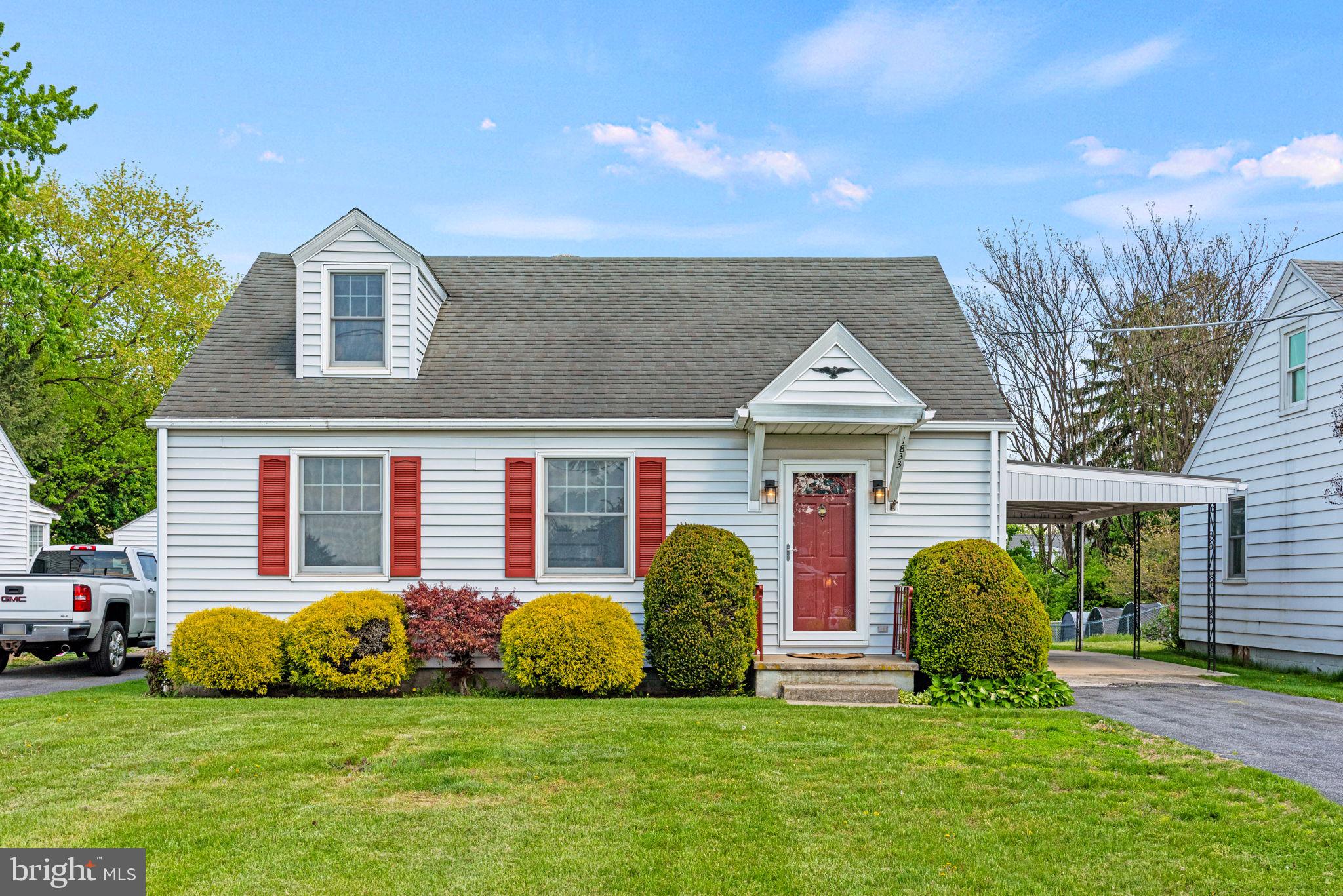 RECENTLY RENOVATED!! CHARMING CAPE COD IDEALLY LOCATED CLOSE TO ALL OF THE AMENITIES THAT CARLISLE HAS TO OFFER INCLUDING: CARLISLE WAR COLLEGE, DICKINSON LAW SCHOOL & COLLEGE, CARLISLE FAIRGROUNDS, GOLF COURSES, CARLISLE SCHOOLS, PARKS, LAKES, YELLOW BREECHES, SHOPPING, RESTAURANTS, COFFEE SHOPS & GROCERY STORES. ALSO, EASY ACCESS TO MAJOR HIGHWAYS INCLUDING RT 15, 81, 83 & TURNPIKE.  THIS WELL-BUILT HOME OFFERS 3 BEDROOMS, 1 BATHROOM, DRIVE THRU CARPORT, COZY LIVING ROOM, SPACIOUS KITCHEN WITH NEW APPLIANCES, TILE BACKSPLASH & GRANITE COUNTERTOPS, LARGE ADDITION OFF KITCHEN IDEAL FOR DINING ROOM AND OR FAMILY ROOM. 1ST FLOOR LAUNDRY & FULL BASEMENT WITH WORKSHOP & AMPLE STORAGE. 4TH BEDROOM (OR POSSIBLE 2ND BATHROOM) COULD BE EASILY FINISHED ON THE 2ND FLOOR.  OTHER FEATURES INCLUDE BEAUTIFULLY REFINISHED HARDWOOD FLOORS, NEW CARPET, FRESH PAINT, CENTRAL AIR, 200 AMP SERVICE, REPLACEMENT WINDOWS & LARGE SHED.  THIS ADORABLE HOME WON'T LAST LONG!
