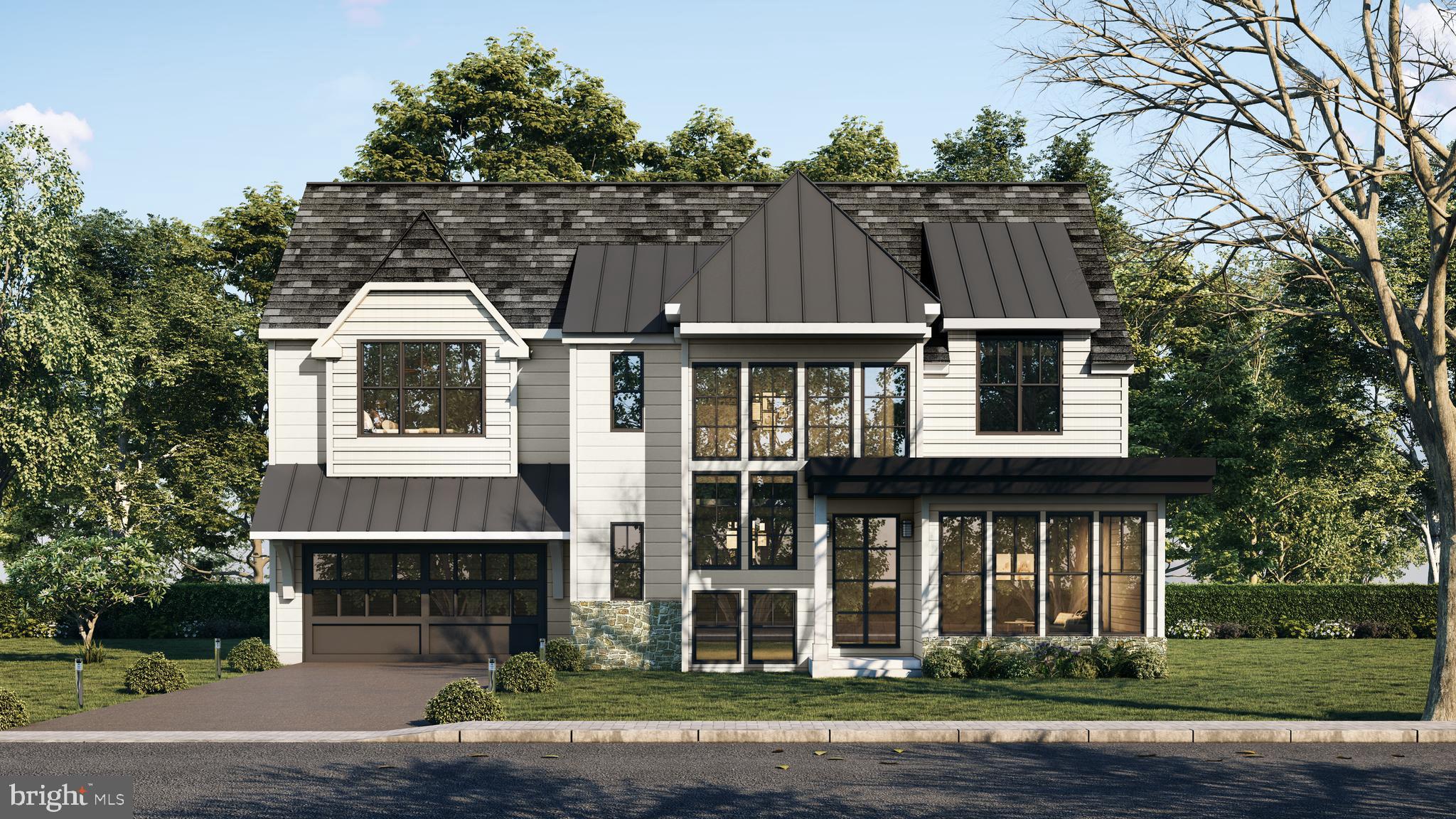 Pre-construction price on this exquisite Modern Farmhouse!  This is the only lot still available of three new construction homes in this subdivision.  Gorgeous wooded land in the Rose Tree Media School district.  The home is situated on a private road with approximately 3/4 of an acre and  just a stone's throw from downtown Media.  Tons of natural light and striking 10' ceilings.  Hardie board exterior and a wide open floor plan! Taxes on home are TBD.