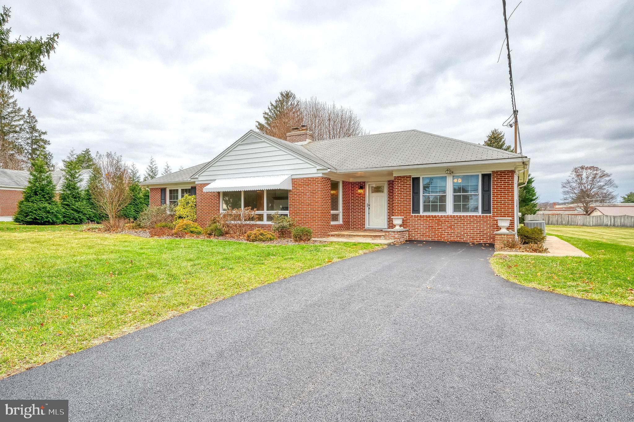 Welcome to 2010 Schuster Road, conveniently located near the center of Jarrettsville. This all brick rancher is situated on a level lot with a storage shed and covered patio. The driveway was just repaved and the entire interior painted neutral. Some of the most recent improvements (2023) include replacement windows throughout the main level; new well pump; new furnace; and new hot water heater. The primary bedroom, private bathroom and walk-in closet were completely renovated with gorgeous flooring, walk-in closet, luxury tile and fixtures. The additional bedrooms are spacious and share the renovated hall bathroom, while the eat-in kitchen has new flooring, backsplash, granite counters, stainless steel appliances and lighting. The home has all new doors and hardware as well as new moldings. Outside, the chimney was sealed/repointed and the yard was graded properly. A new water treatment system has been installed as well. There is a ton of value packed into this move-in ready home with a basement that awaits your finishing touches. Virtual staging is provided to show potential furniture placement.