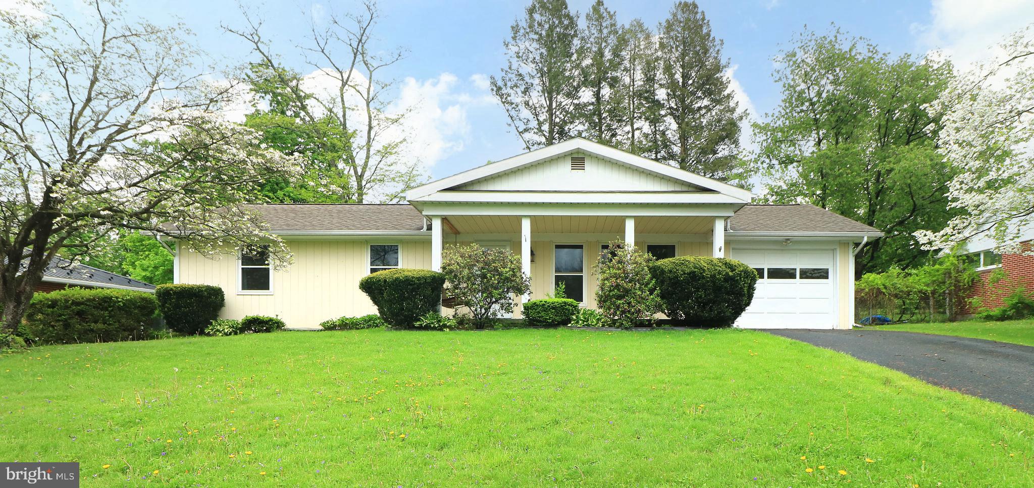 Terrific ranch home on a nice lot in Overlook Heights.  Enjoy a relaxing cup of coffee or evening drink on the front porch swing or entertain on the back paver patio.  The living room features an abundance of light through the three windows, a ceiling fan and a mini-split heat pump, while the kitchen boasts nice cabinetry, an island with a butcher block top, stainless steel appliances and a dining area with a sliding door to the patio and back yard.  Three bedrooms, two with additional mini-split heat pumps and a full bath with a newer shower complete the main floor.  The finished basement is perfect for a guest area, a college student, or an AirBnB scenario with its separated area with a living room, rec room, kitchenette, bedroom and full bath.   Outside the double doors you'll find a gym/hobby area, the laundry room and a storage room.  Other features include a one car garage, pulldown stairs to an attic space, a storage shed, and a raised garden bed.  Walking distance to Suburban Park and shops & restaurants along North Atherton Street, plus not far from downtown State College and Penn State's campus makes this a nice, quiet tucked away spot, yet close to it all.  There is a $4,000 seller credit for new lower level flooring.  Take a look!