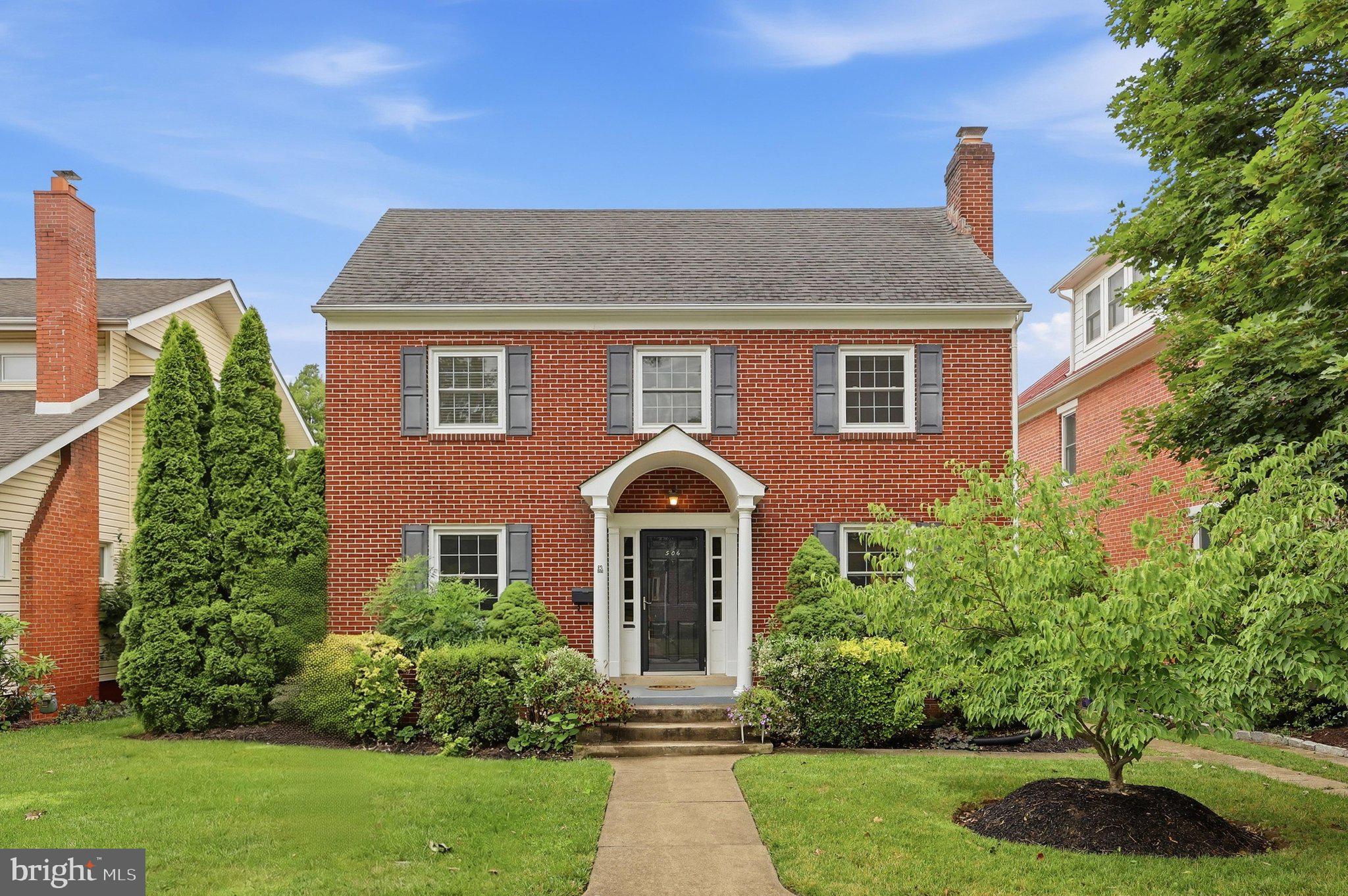Step into the charm of a classic 1940s two-story home where character meets modern convenience.  A thoughtfully redesigned efficient kitchen with new dishwasher, updated baths and a sunroom overlooking a landscaped backyard creating a warm and inviting atmosphere. The outdoor setting offers a peaceful retreat while remaining just minutes from the energy and amenities of historic downtown Frederick. Original hardwood flooring adds warmth and charm throughout the home, complementing the classic details throughout. The upper level features two bedrooms, two full baths  and a balcony overlooking manicured gardens.  A versatile  finished third-level bonus space with  bedroom potential.   New windows,  brand new central air conditioning, and new washer/ dryer and new dishwasher, all situated on a just over a tenth of an acre, with an extra large two-car garage.   This home offers the perfect blend of vintage appeal, functionality, and desirable location. Within walking distance to Hood College, Baker Park  and to all of the shops and restaurants downtown Frederick has to offer, this home has it all! Pre-schedule your private tour today before it's too late!