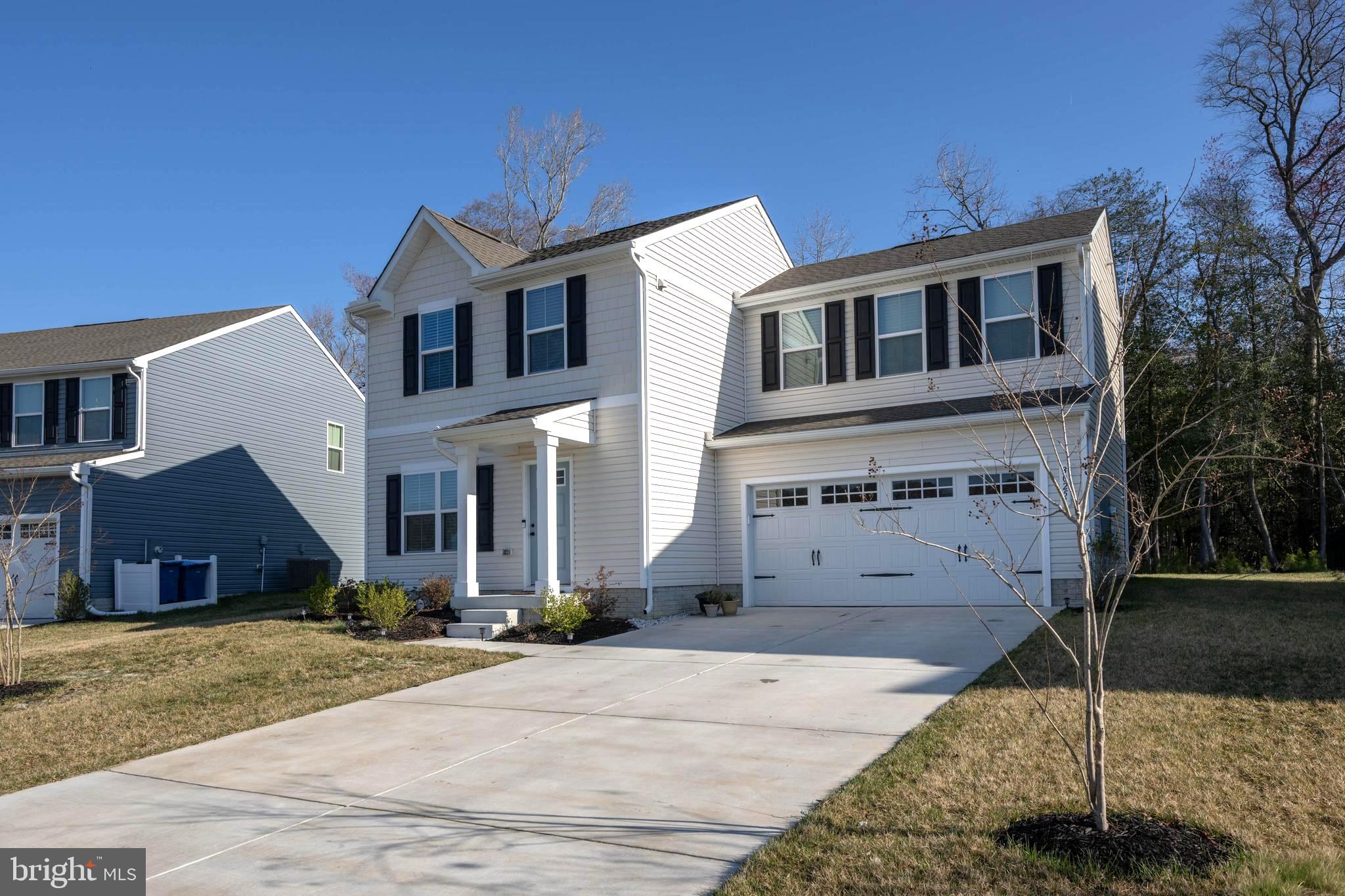 Welcome to Creek Haven in desirable Selbyville, Delaware—just a short drive to the beaches of Fenwick Island and Ocean City! This beautifully designed Aspen model offers 3 bedrooms, 2.5 baths with a large, tree lined backyard. As you enter the home, you are welcomed by an open floorplan with living, kitchen and dining all together. 

Upstairs, you will find the private owner’s suite is situated at the rear of the home and includes a generous walk-in closet and en-suite bath with dual vanities. Two additional bedrooms are located toward the front, offering privacy for guests or flexibility for a home office. Enjoy outdoor living with a backyard that may back to peaceful wooded areas or community open space, depending on the lot—ideal for relaxing after a day at the beach. Additional features include a 2-car garage, large upstairs laundry and low-maintenance living.

Located in the sought-after Creek Haven community with easy access to Route 113, shopping, dining, and coastal attractions, this Aspen model is perfect as a primary residence, vacation home, or investment property. Community amenities also include a playground and RV/Trailer Parking area!