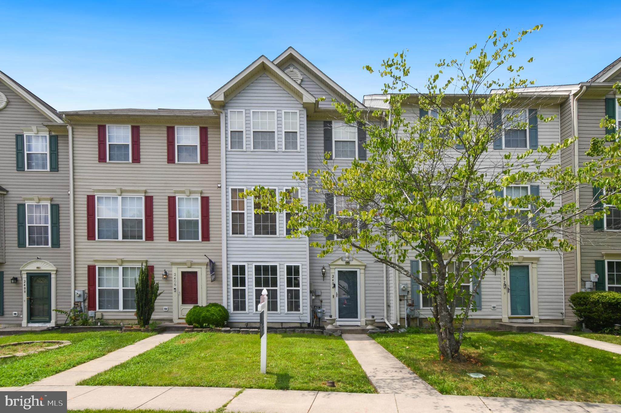 Awesome townhome refreshed and back on the market in LORD WILLOUGHBY'S REST! 3 Full Levels- 4 Bedrooms, and 2 1/2 Baths!  About 90% of the home has been freshly painted, and several repairs have been done. Our licensed contractor could even finish your chosen colors prior to occupancy. The carpets have been professionally shampooed. Seller is offering $8k in closing help or a flooring allowance for the basement flooring that has not yet been installed. There is still plenty of time to pick out flooring and have it installed prior to closing!  A lot of square footage for the price.  Enter through the Basement level, where you will find a nice-sized bedroom and a Recreation Room that leads to the rear yard. There is even a rough-in on that basement level for a 3rd Full Bath!! The 2nd level offers a large eat-in Kitchen with plenty of natural light, a Half Bath, and a spacious combined Dining/Living Room area that leads to a rear deck. The upper level has 3 Bedrooms and 2 Full Baths. The Primary Bedroom features a vaulted ceiling and a spacious walk-in closet.   There is ample living space in the home. There is even a backyard that can be fenced in for privacy. Roof repair has been completed, plumbing repairs have been made, and WDI treatment/repairs have also been completed. This is a tranquil townhome community near newer, sought-after schools.