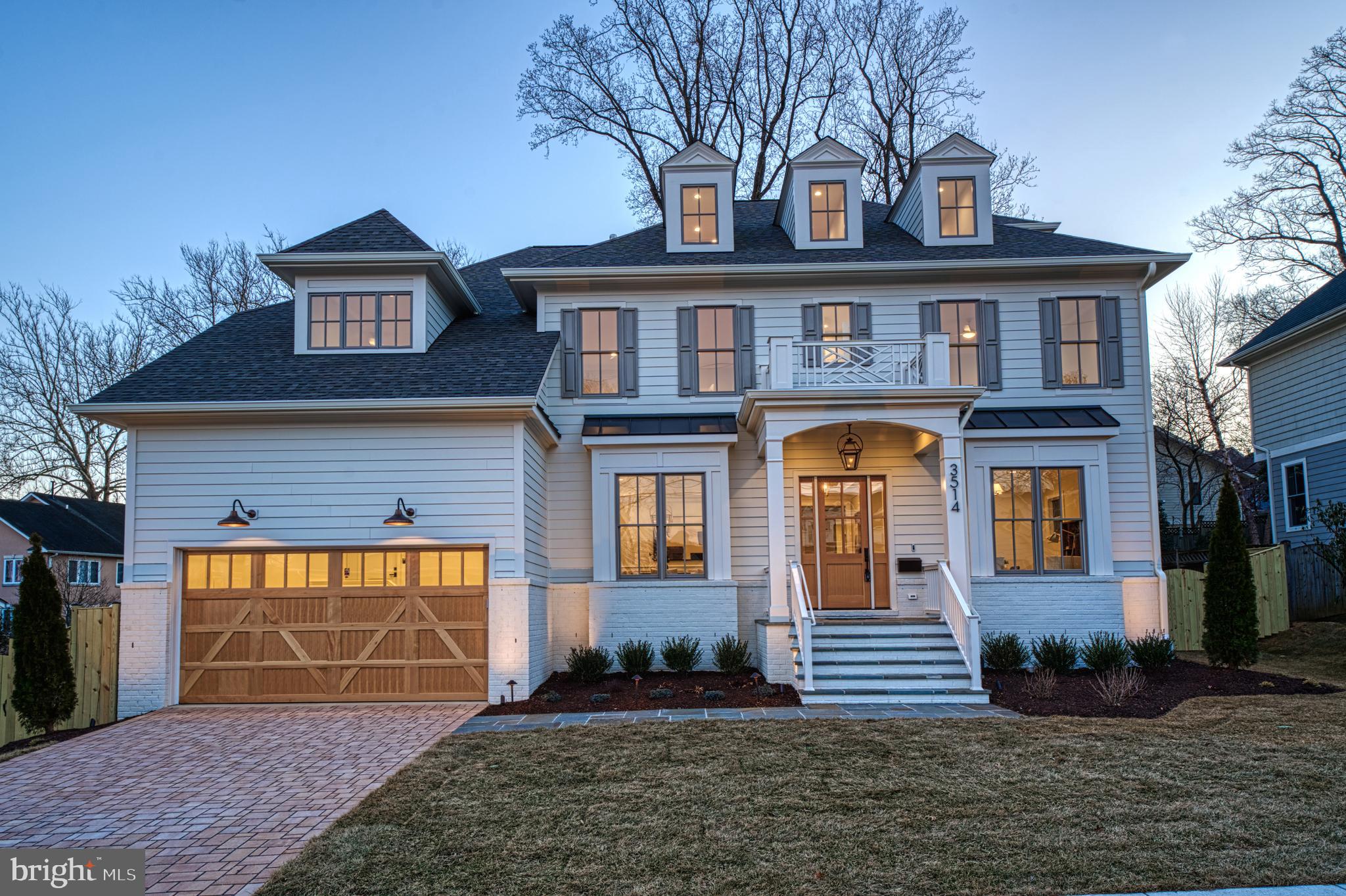 PRICE REDUCED! Welcome to another spectacular custom home by popular builder M-R CUSTOM HOMES with nearly 6,700 finished square feet of living space on a 10,000 square foot lot located on a CUL-DE-SAC in sought-after North Arlington. This home features 7 bedrooms, 7.5 bathrooms on 4 levels, including a main floor bedroom/study with full en suite bathroom. The home chef will love the showcase gourmet kitchen with its 48" Wolf gas range, 48" Sub Zero refrigerator, 30” Wolf microwave, Bosch dishwasher, huge island with 2 ½” quartz countertops, under-sink water filtration system, large walk-in pantry, and custom inset maple cabinetry. The beautiful kitchen is open to the family room with its 42” ventless gas fireplace, coffered ceiling, and with access to the screened porch. A formal dining room with Butler’s pantry, a separate living room/library with French doors, a powder room, and a spacious mudroom with built-in cubbies and bench and designer tile complete the main level. 10’ ceilings on main level. 7” White Oak flooring throughout main and upper levels. Head upstairs to the luxurious primary suite with its his-and-hers large walk-in closets and a spa-like primary bath with double vanity, frameless heavy-glass enclosed shower, freestanding soaking tub, and heated floors. Three secondary bedrooms, all with full en-suite bathrooms, and a laundry room complete the upper level. The 3rd floor loft, with full en-suite bathroom, is ideal for a private office, guest suite, or au pair suite. The spacious basement features an expansive recreation room with Luxury Vinyl Plank (LVP) flooring, a wet bar, a bedroom with large walk-in closet, a full bathroom, an exercise room with rubber flooring, and a finished storage room. 9’ ceilings in upper level and lower levels. Loads of storage on every level. Ceiling mounted speakers in kitchen, dining room, family room, screened porch, primary bedroom and bath, and basement rec room. Ring/Nest doorbell. 3-season screened porch off the main level with its all-weather Trex flooring, skylights, ceiling fan, heaters, grill gas line, and stairs leading to the back yard make this home perfect for entertaining. 2-car garage with epoxy flooring and EV charger. Conveniently located just minutes to Washington Golf and Country Club, and Chain Bridge for easy access to Washington DC. Close to all the amazing shops and restaurants in downtown North Arlington! Schools all within 1 mile. DISCOVERY ELEMENTARY, WILLIAMSBURG MIDDLE SCHOOL, YORKTOWN HS