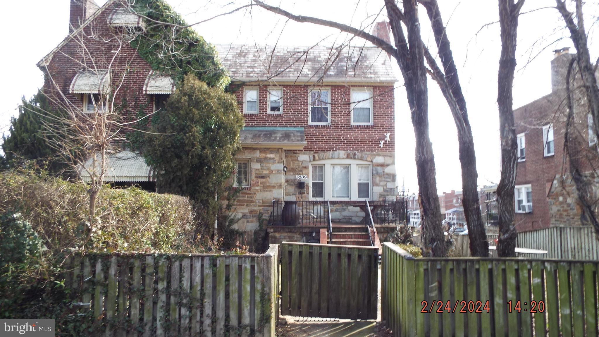 ATTENTION:  THERE ARE MULTIPLE OFFERS, THEREFORE SHOWINGS WILL END AT 5 PM ON TUESDAY (4/29/2025).  PLEASE SUBMIT YOUR HIGHEST AND BEST OFFER BY THAT DEADLINE.  SELLER WILL REVIEW ALL OFFERS AT 7 PM AND MAKE A DECISION AT THAT TIME.

Remarkable opportunity to purchase a rearly available property in a sought after neighborhood.  Full of Charm!!  Huge Brick & Stone semi-detached 3 bedroom, 2 baths!!  Double pane windows* hardwoods* gas powered heating* central air (as is)* slate roof* front fence and rear deck* brick front porch* spectacular built in bookshelves & mantle* 2 fireplaces* private bath in primary bedroom*  functional kitchen with lots of storage* finished lower level* french doors* celing fan* driveway & 1 car garage*  Property being sold as is and Seller would prefer Cash or Conventional contracts.