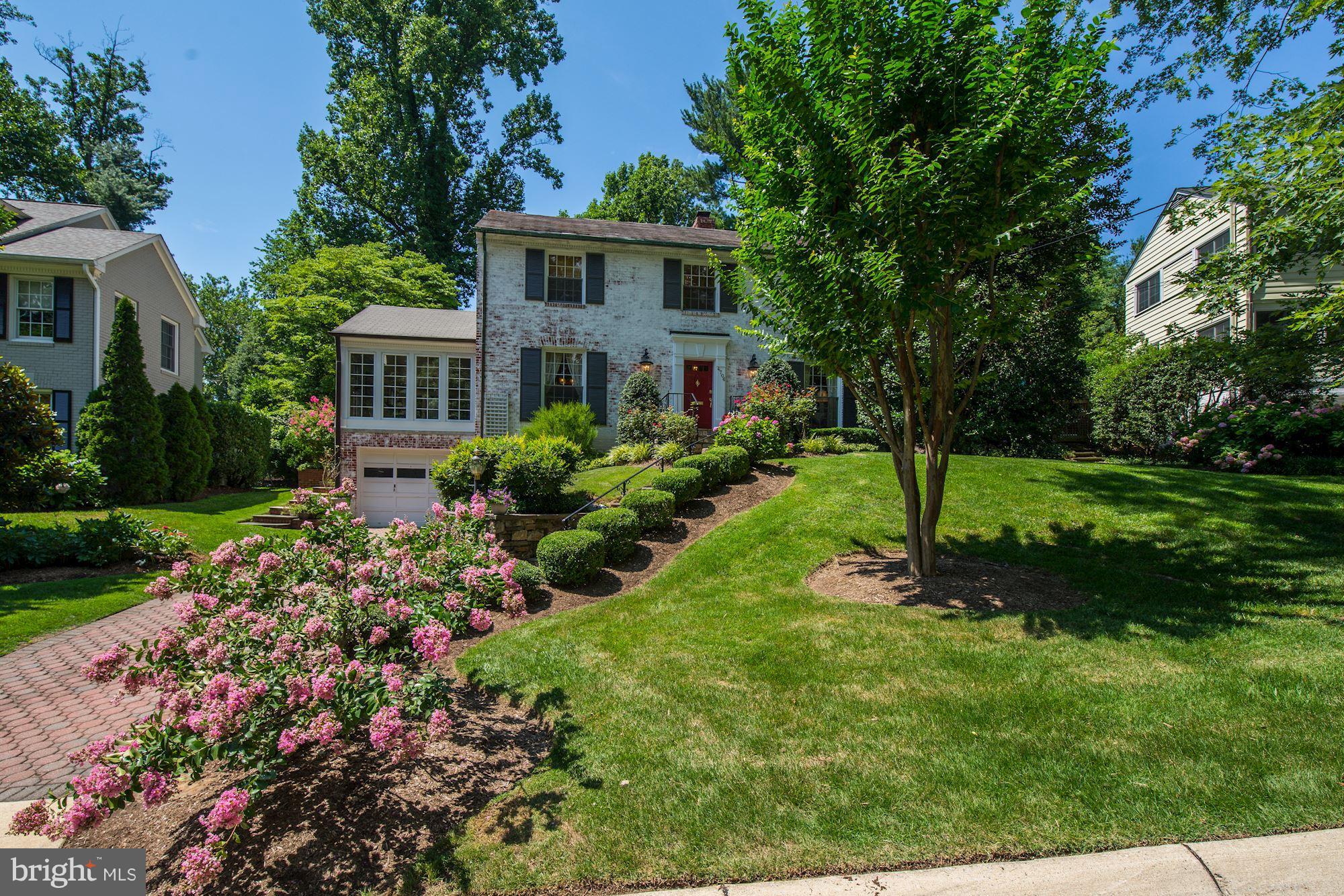 This beautiful 4BR/3.5BA with the most charming front entrance and rear garden. Just outside of D.C. in the highly sought after Westmoreland Hills neighborhood.  This house has large entertaining spaces with a great family, master suite, and first floor sunroom