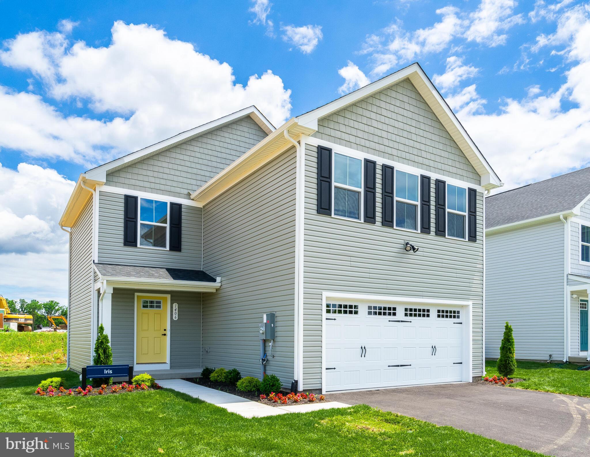 Brand new home that includes BRAND-NEW stainless-steel appliances, washer and dryer, garage door opener, covered porch, quartz counters and much more!  Move in this October to the beautifully designed Iris single-family home, offering 4 bedrooms and the space and style today’s buyers are looking for. The open-concept layout welcomes you from the foyer into a spacious great room—perfect for entertaining—flowing seamlessly into a gourmet kitchen, dining area, and breakfast bar.
Upstairs, three generously sized secondary bedrooms offer ample closet space and convenient access to a full bath, while the private owner’s suite serves as a relaxing retreat with a large walk-in closet and a luxurious en-suite bath featuring dual vanities. A 2-car garage and unfinished basement provide abundant storage and room to grow.