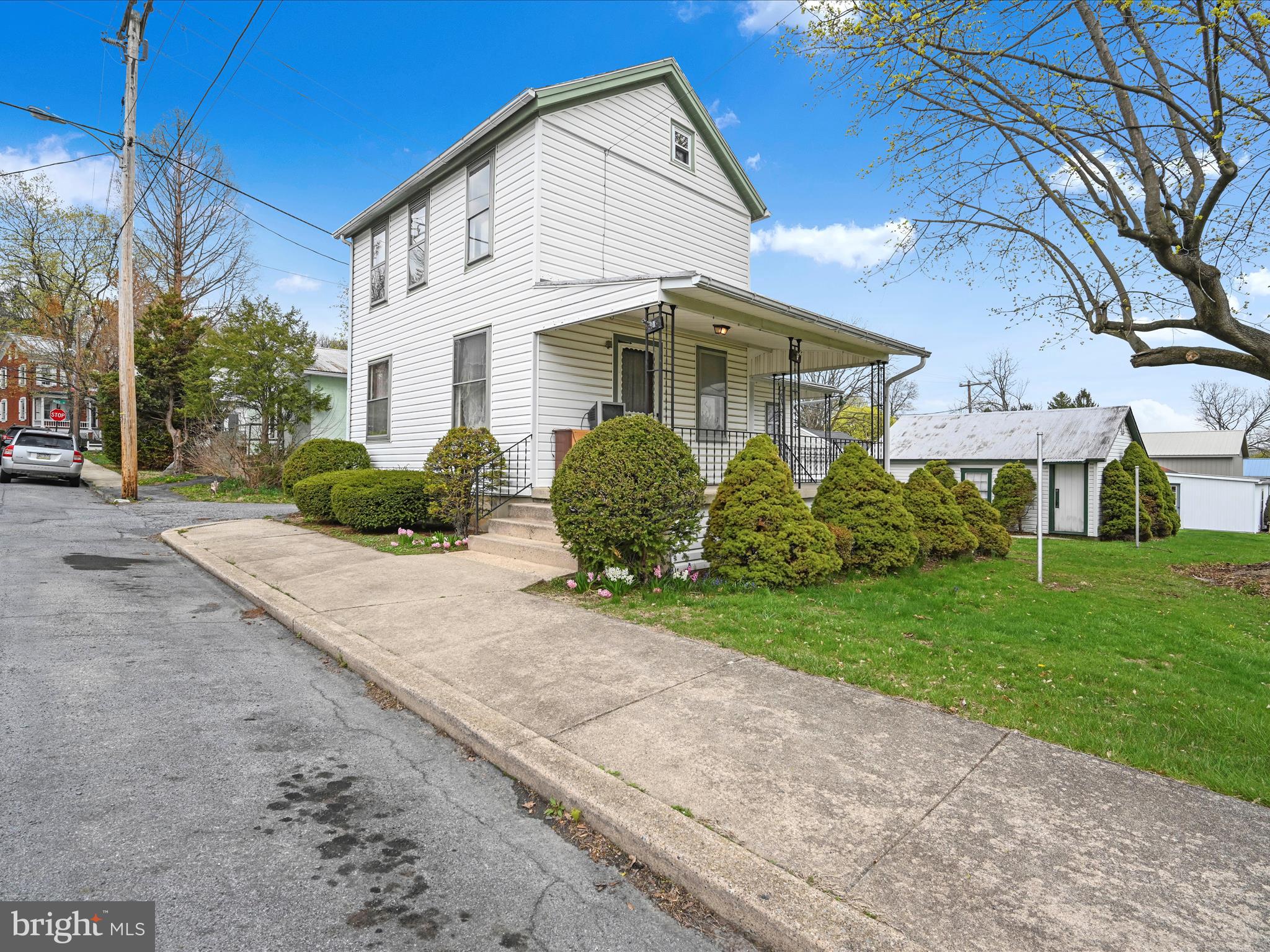 This delightful detached residence located in the Leesport Gardens boasts three modest bedrooms and two full baths, perfect for comfort and convenience. The property also includes a two-car garage with additional off street parking, providing plenty of space for your vehicles and additional storage. Outside, enjoy the beauty of your private yard, where you can relax or entertain on the lovely porch, perfect for morning coffee or evening gatherings.

Step inside to find an inviting living area filled with natural light, creating a warm and welcoming atmosphere. The kitchen is located off the main living area creating an easy flow throughout the first floor (includes first floor full bath). The unique layout features a walkthrough bedroom on the second floor adjacent to the other two bedrooms, ideal for creating a cozy retreat or a versatile space that can easily adapt to your lifestyle.

Schedule your showing today!